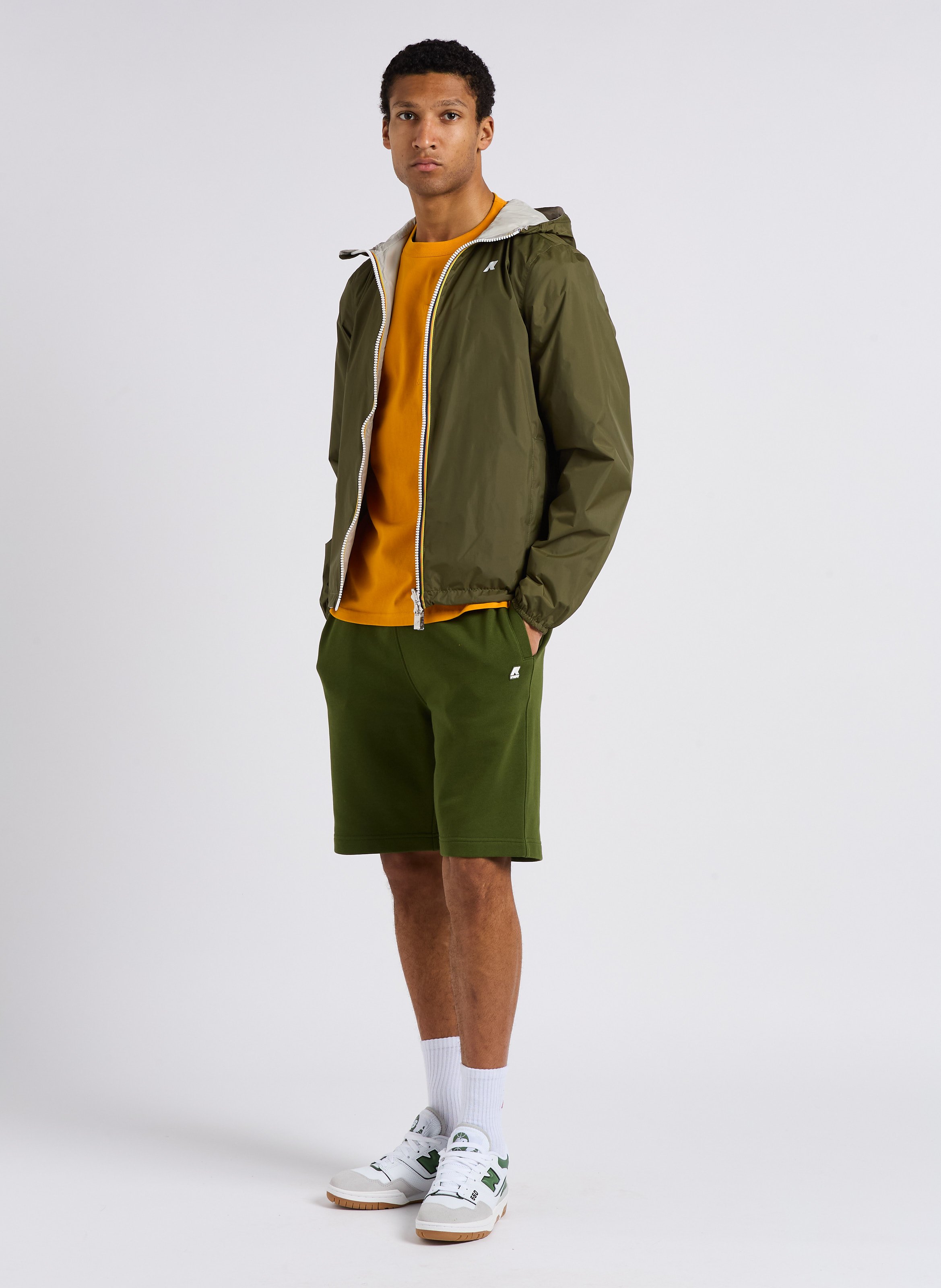 Tee-shirt col rond en coton K-WAY Orange