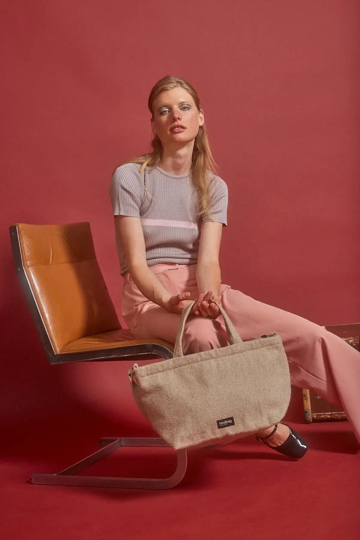 Cabas en coton HINDBAG Beige