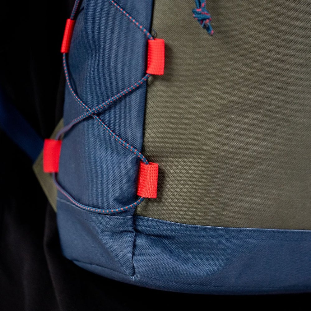 Recycled polyester rolltop backpack BILLYBELT Blue