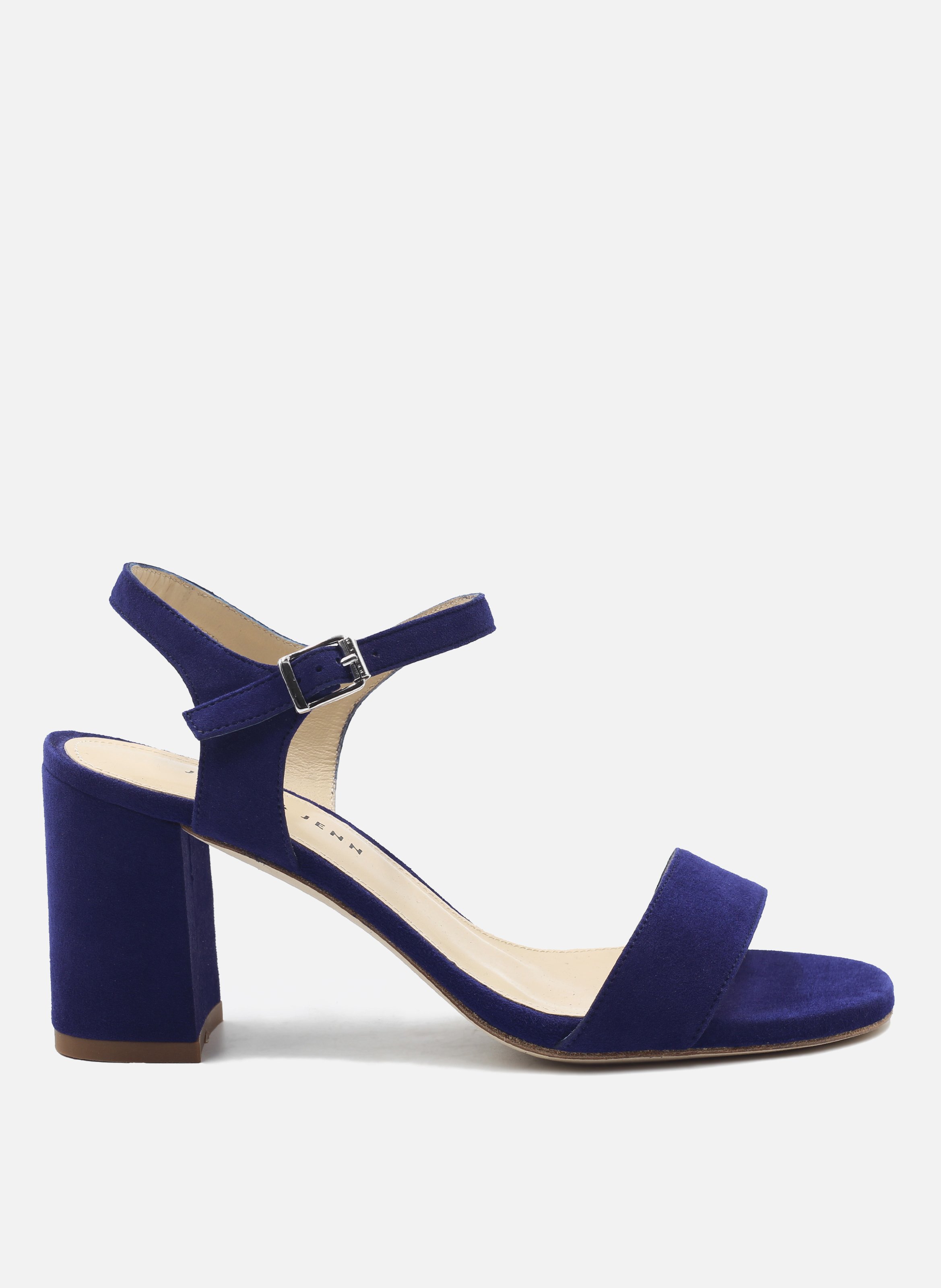 Heeled suede sandals JULES & JENN Blue