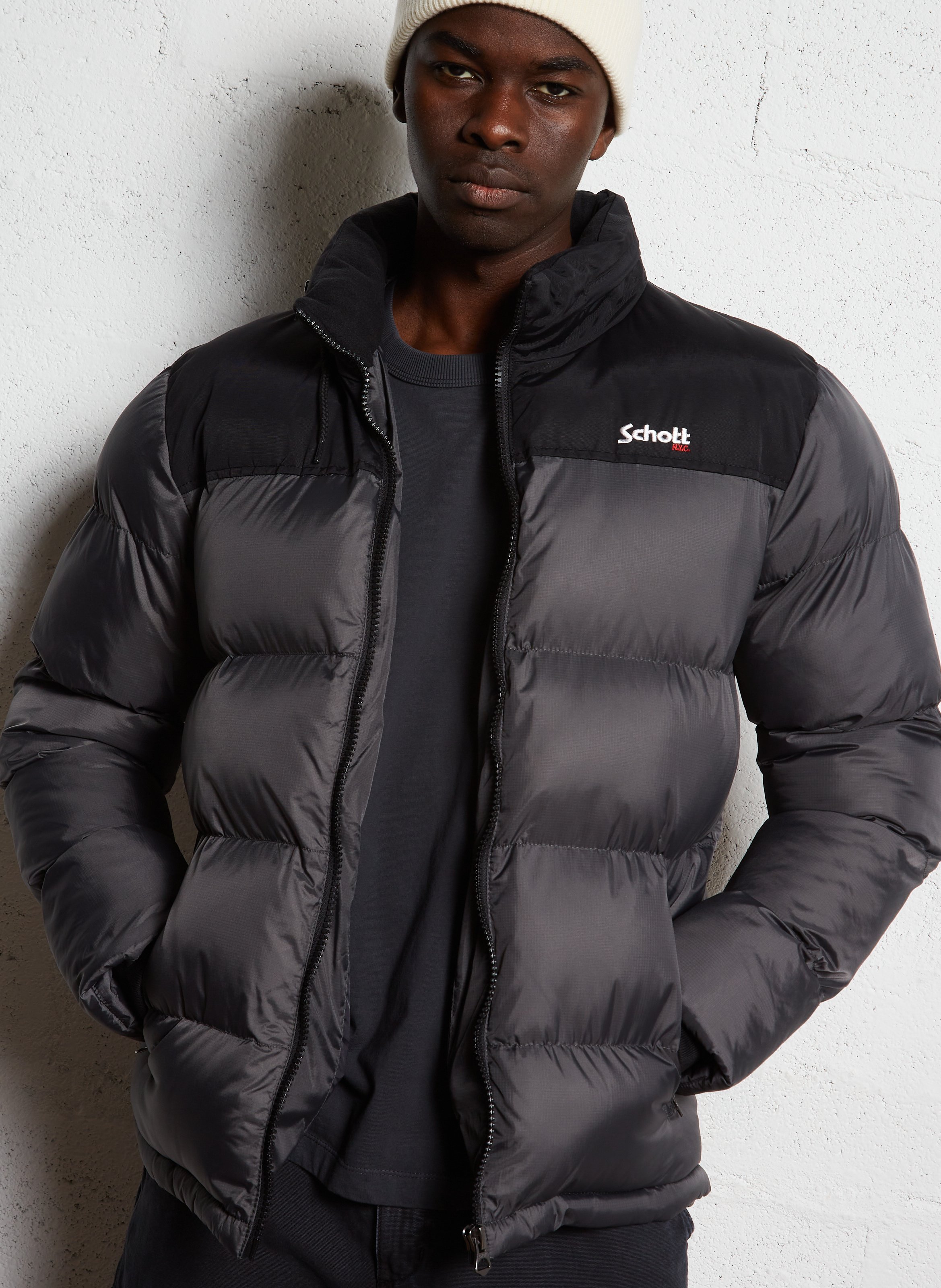 Doudoune col montant SCHOTT