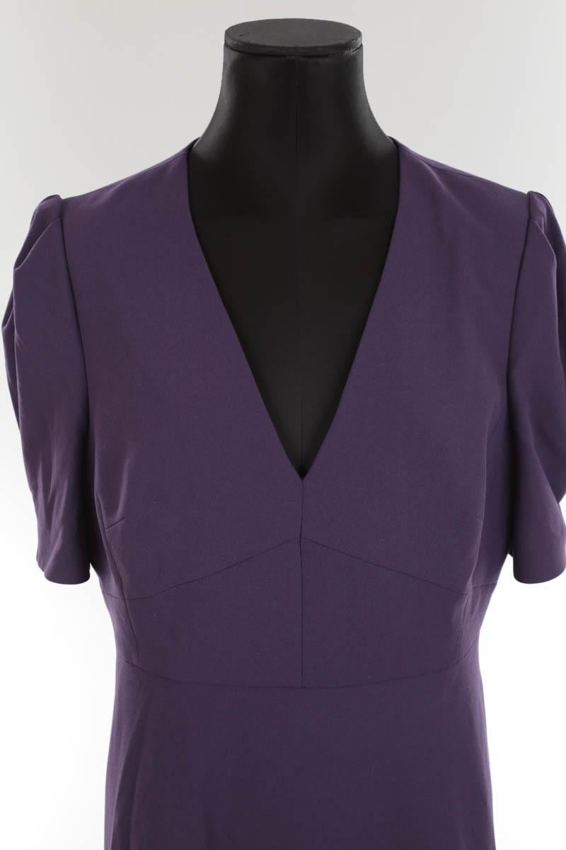 Cotton dress LK BENNETT - Seconde Main Purple