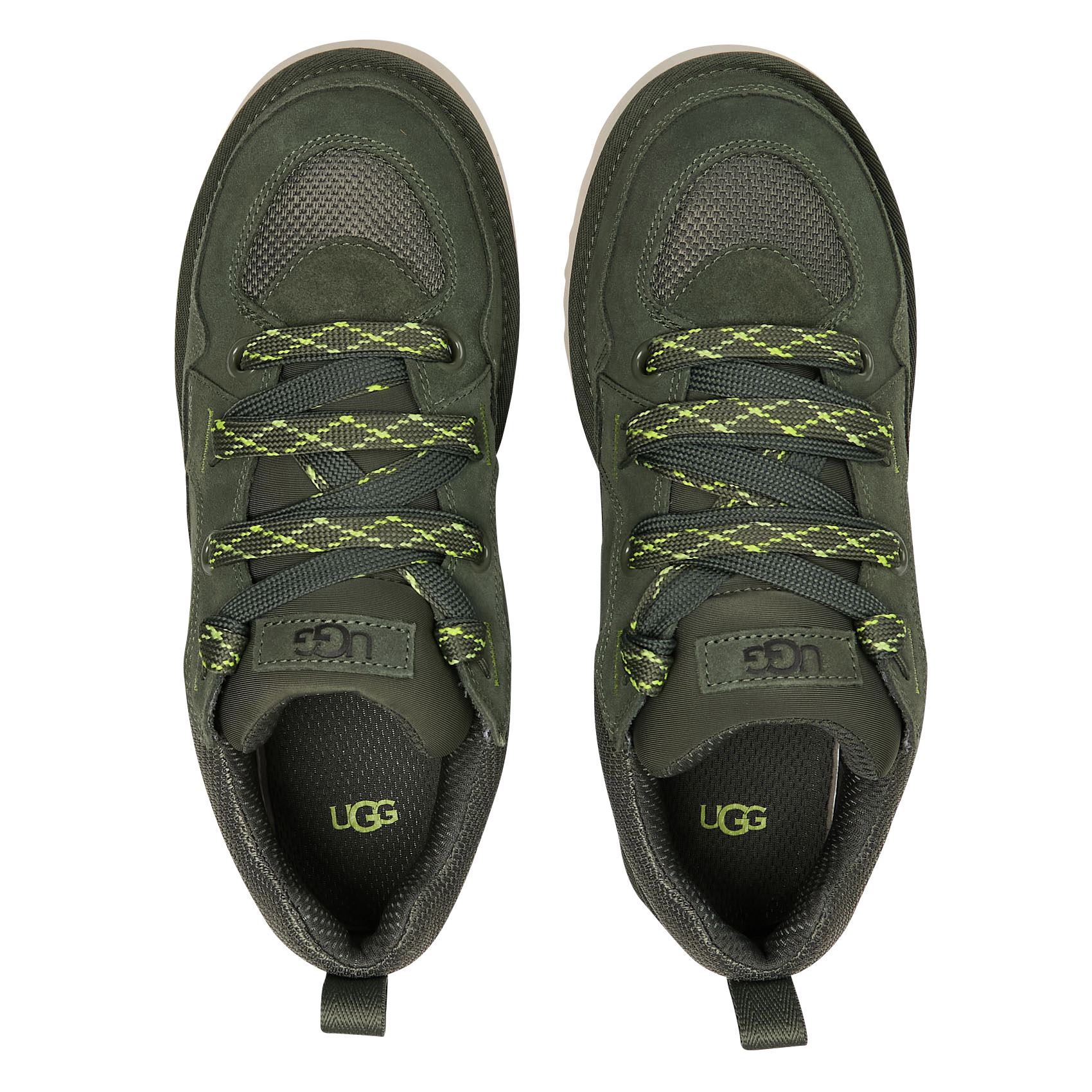 Niedrige Sneaker aus Leder-Mix UGG Grun