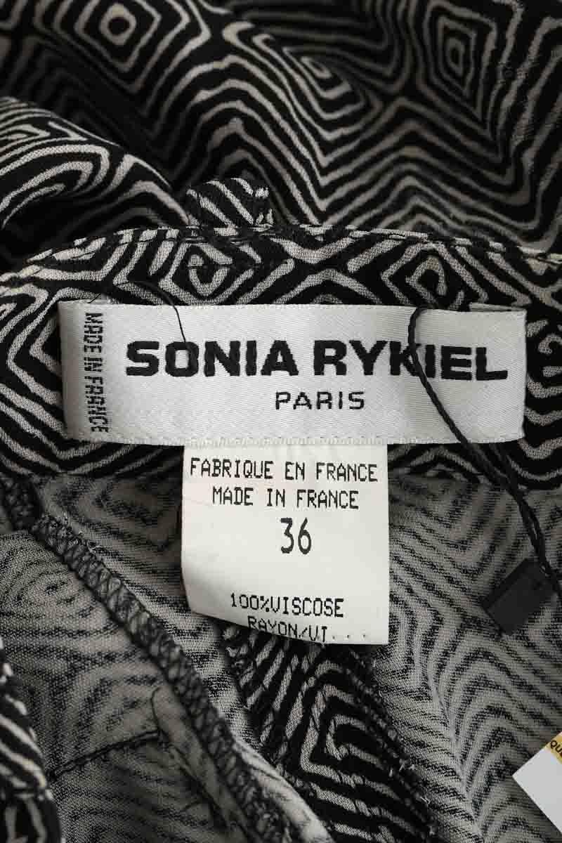 Black straight-leg  pants SONIA RYKIEL - Seconde Main Black