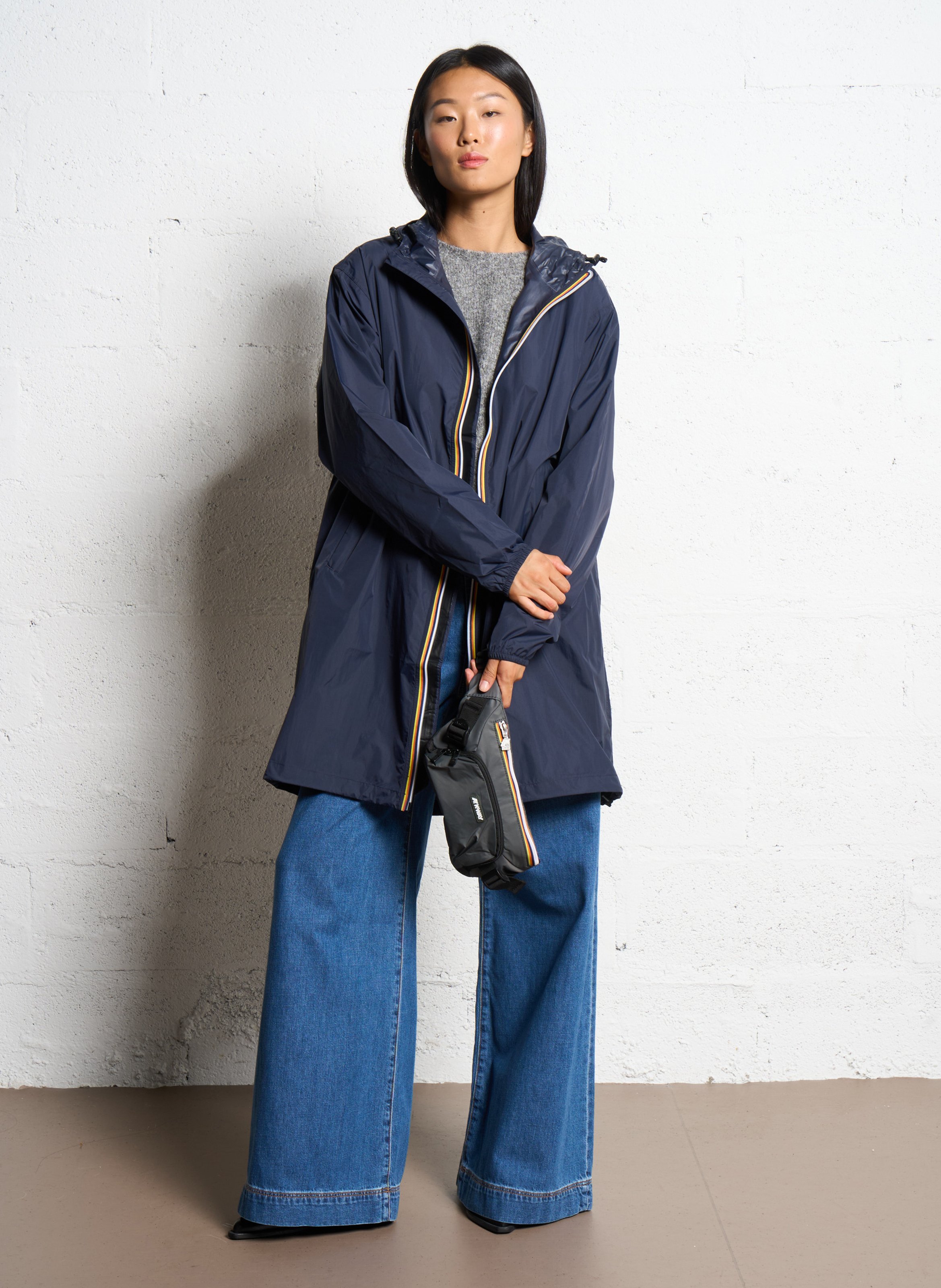 Waterproof nylon waist bag Green