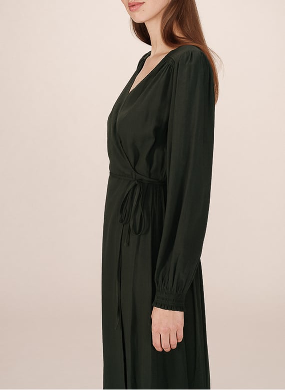 Flowy wrap maxi dress Green Grace et mila - Women | Place des Tendances Flowy wrap maxi dress Green Grace et mila - Women | Place des Tendances