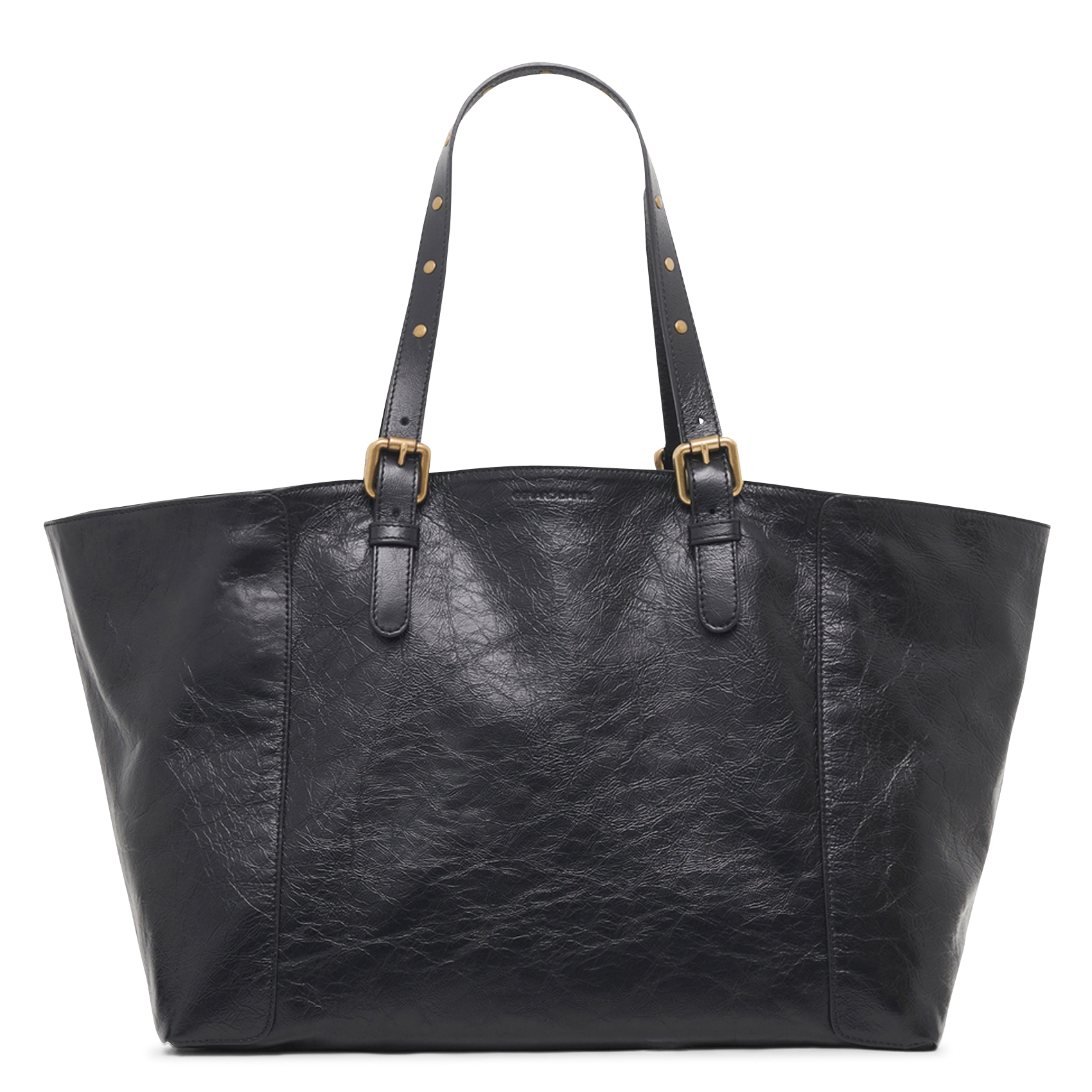 Leren shopper GERARD DAREL Zwart