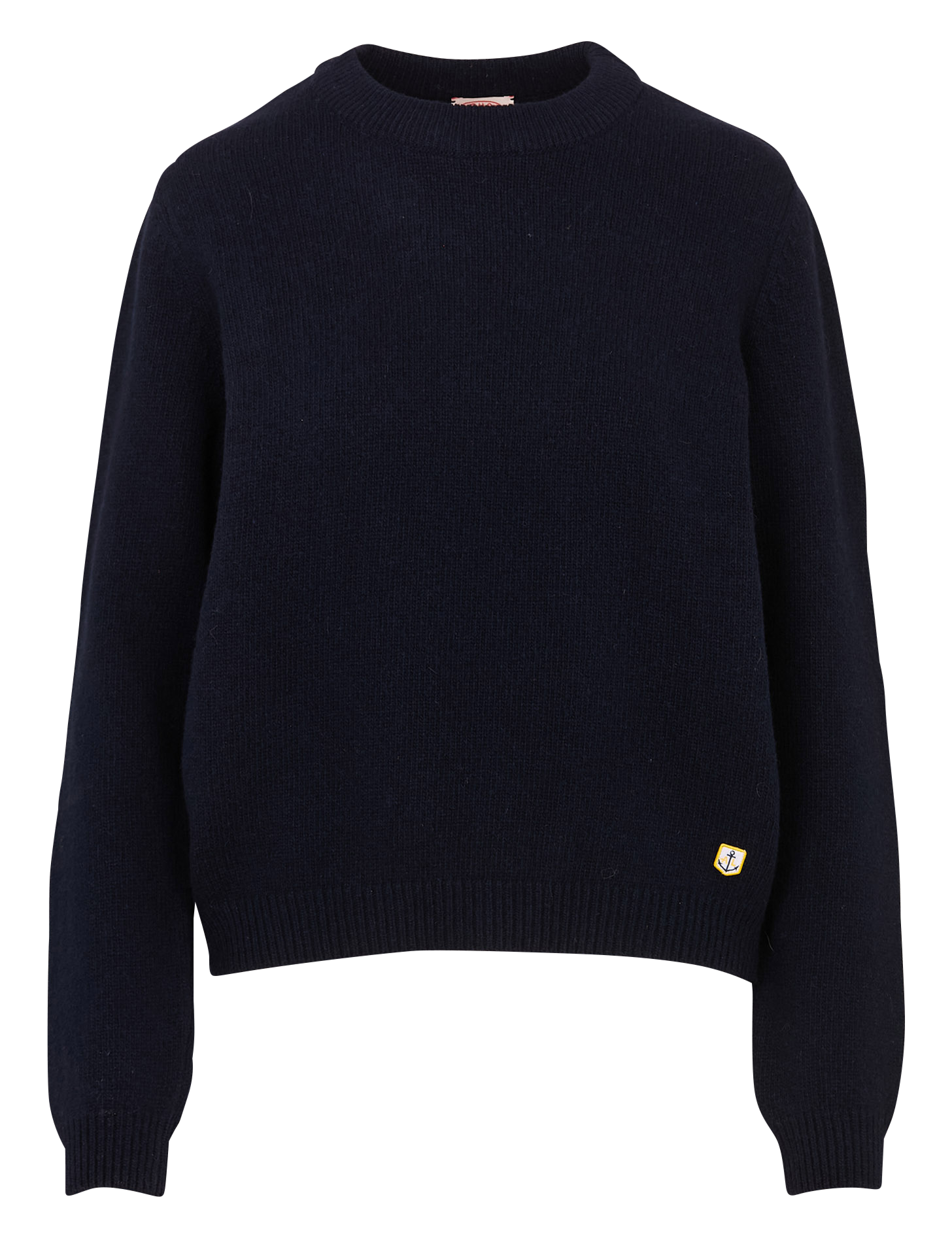 Pull droite col rond en laine mélangée ARMOR LUX Bleu