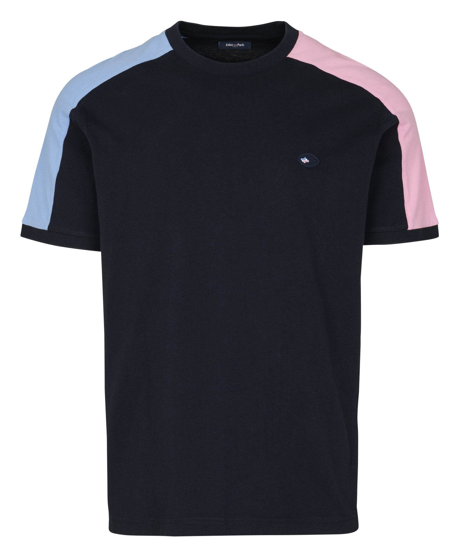 Tee-shirt col rond en coton EDEN PARK Rose