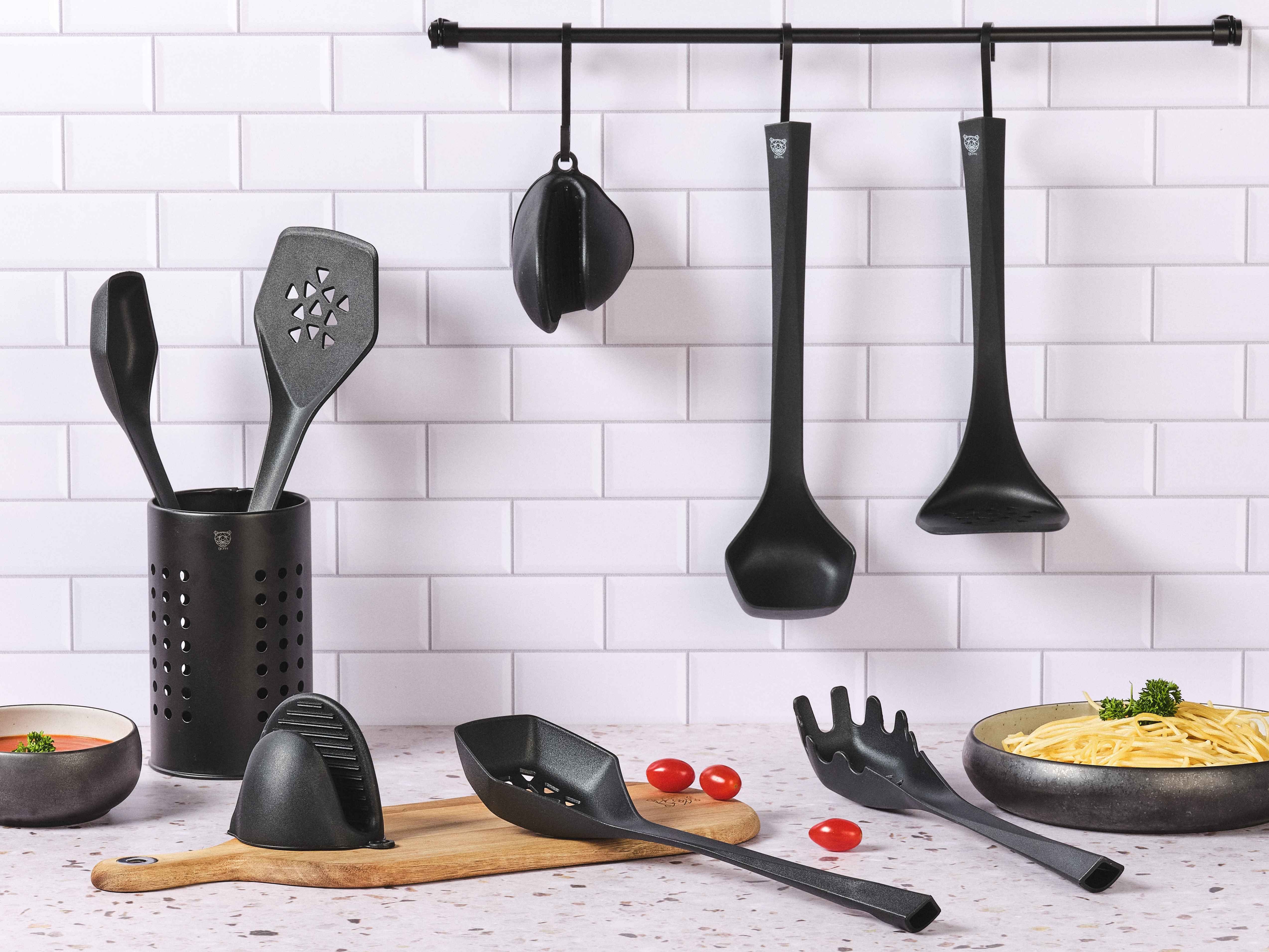 Jesper thermoplastic salad servers BJORN Black