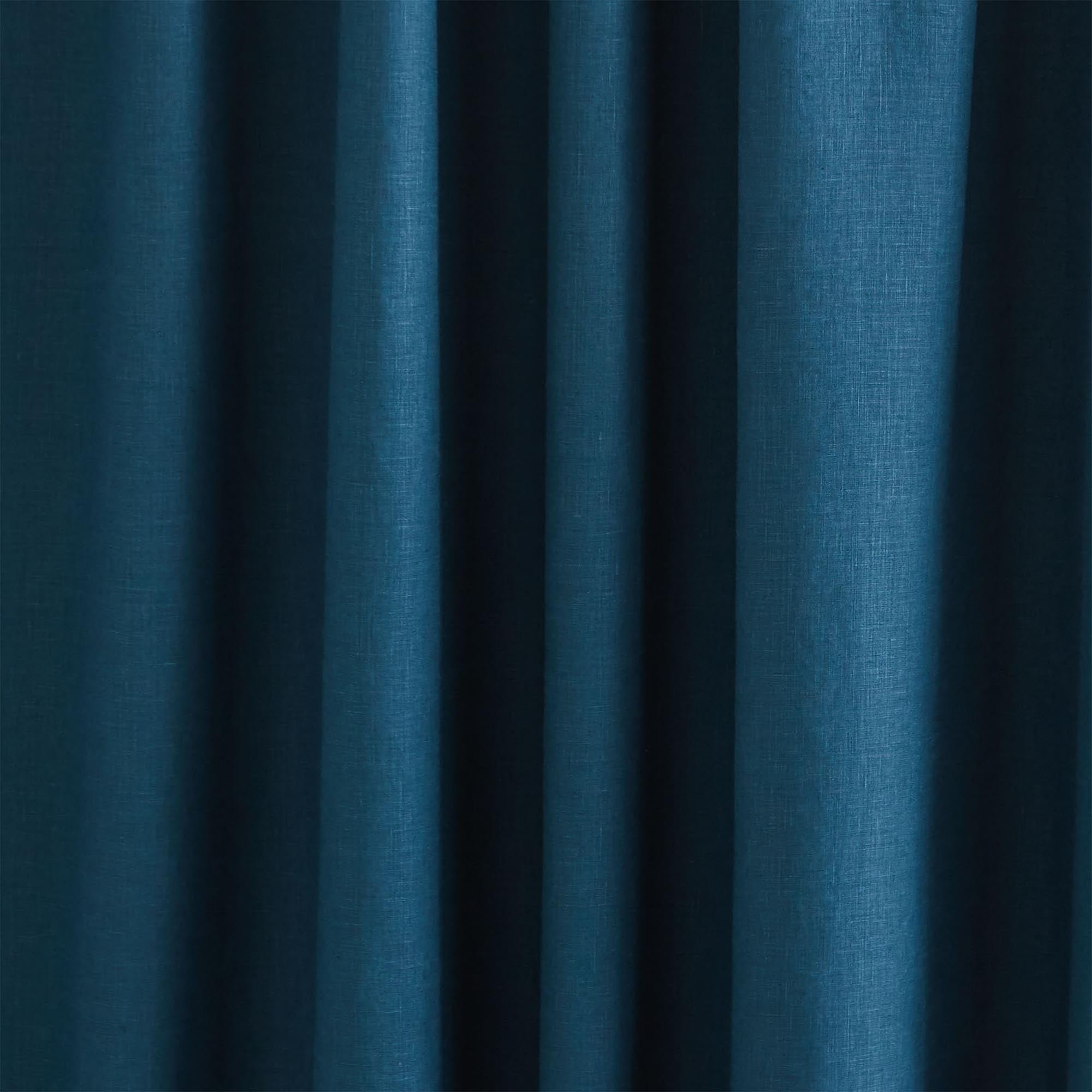 Pleated ribbon curtain MADURA Blue