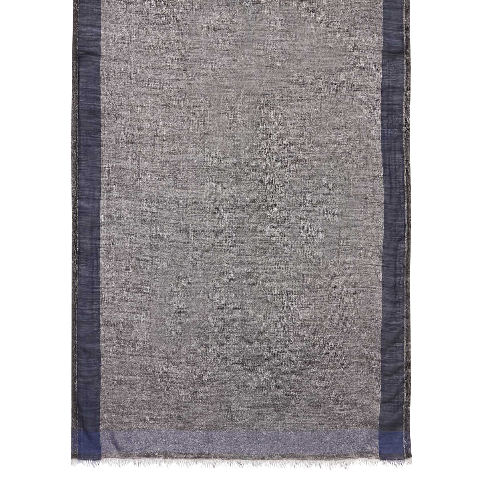 Foulard en laine mélangée LA FEE MARABOUTEE Noir