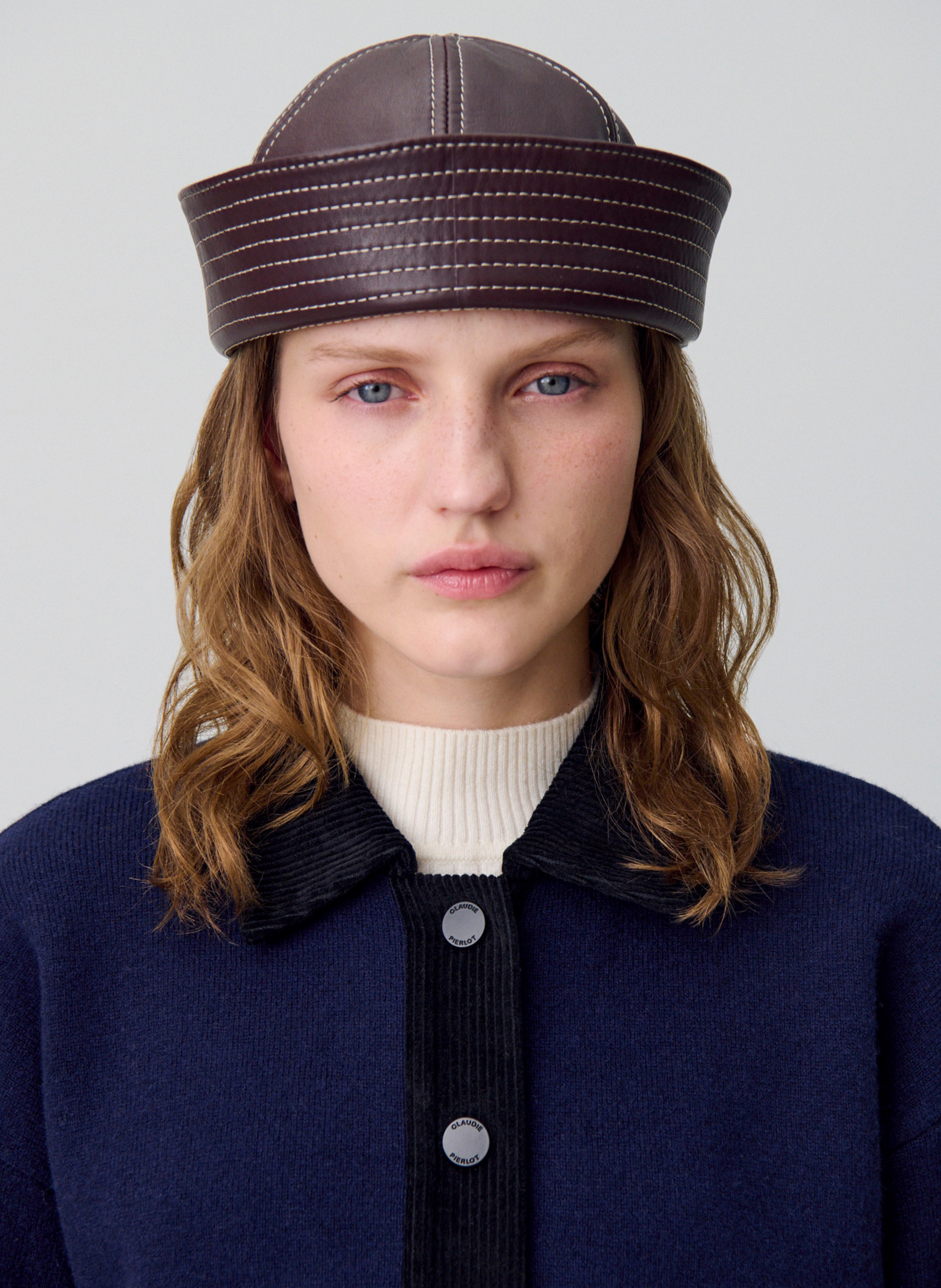 Cardigan court boutonné en laine CLAUDIE PIERLOT Multicolore