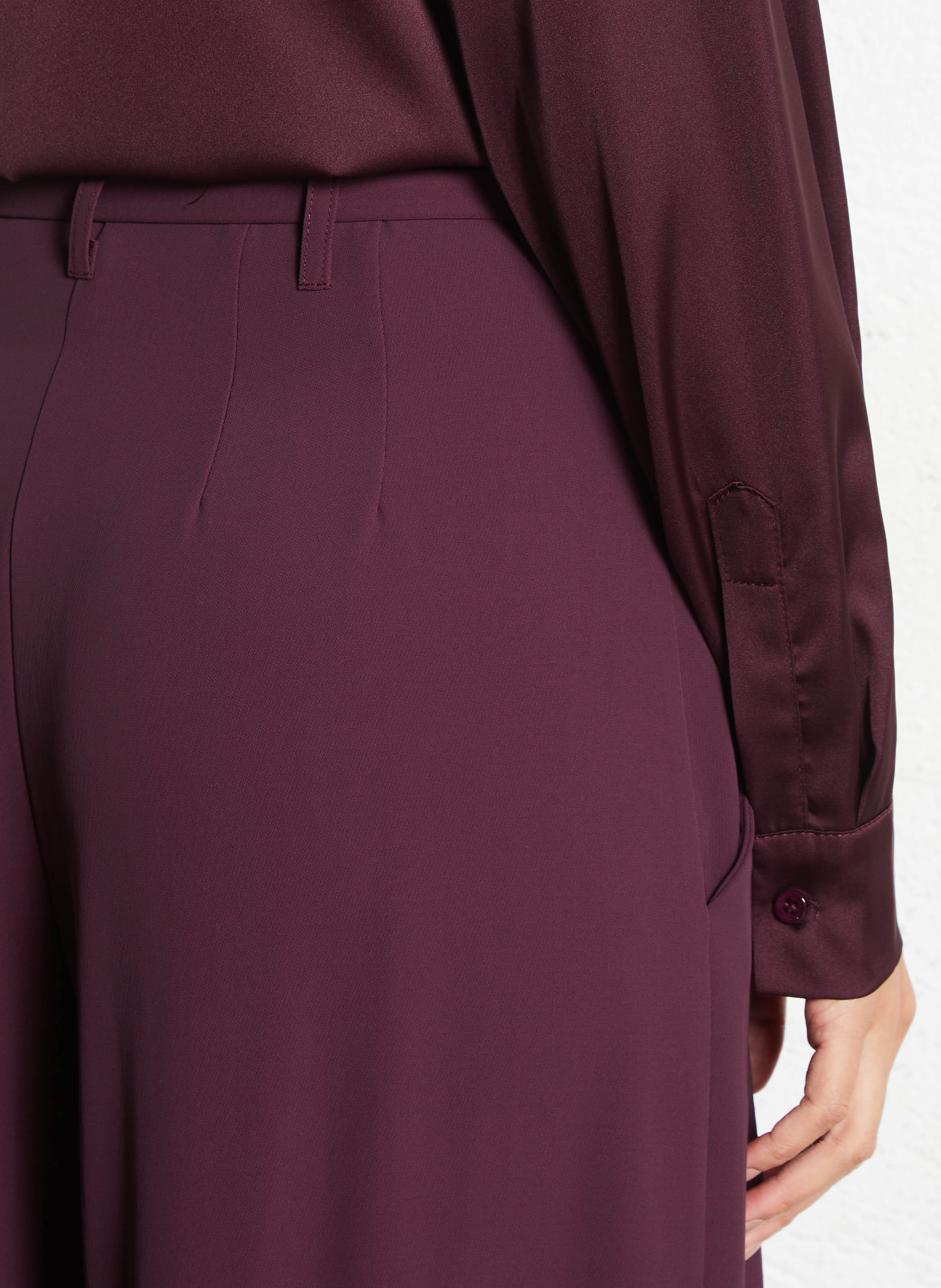 Pantalon large taille haute IMPERIAL Violet