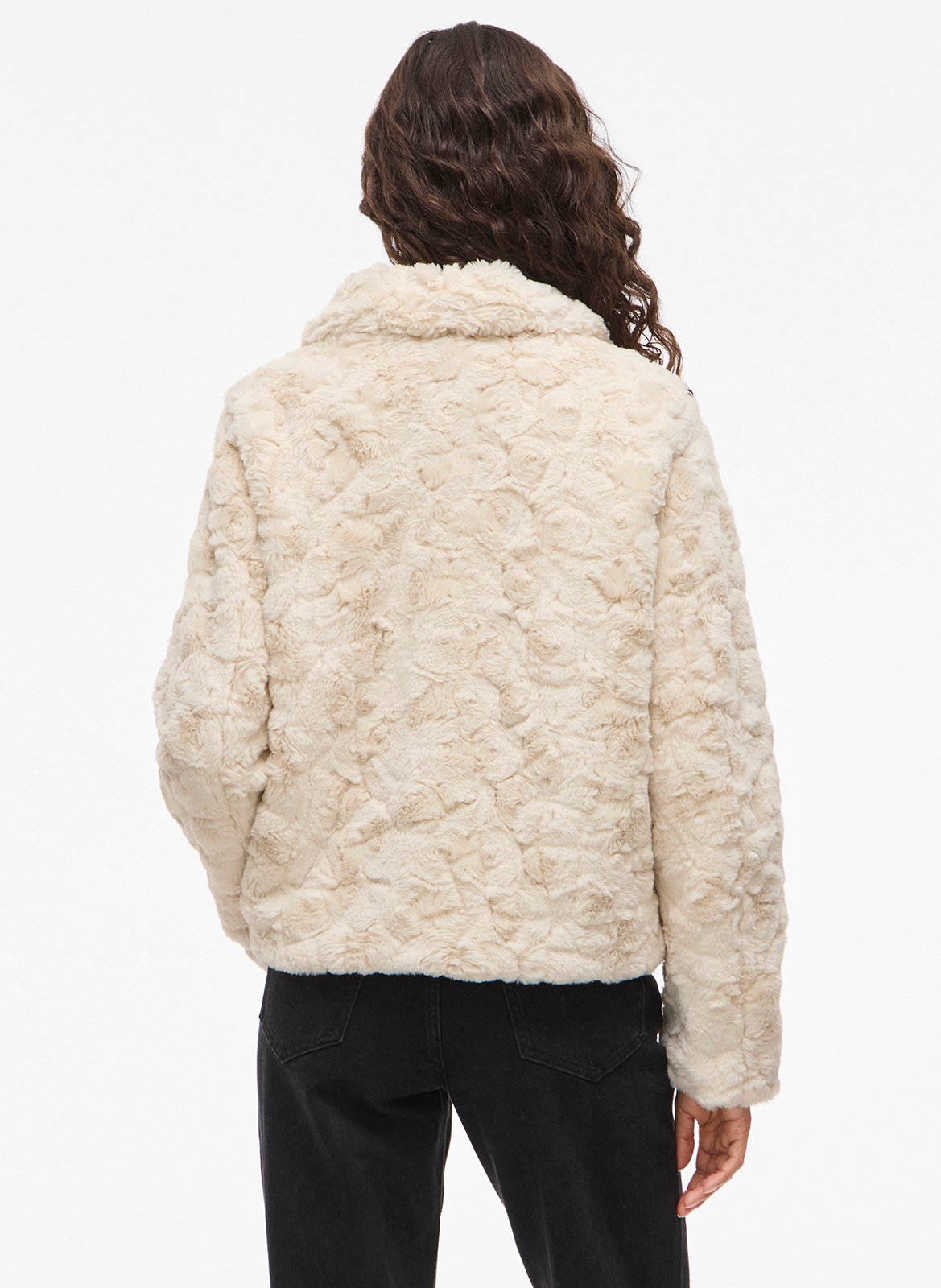 Veste droite col classique VILA Beige