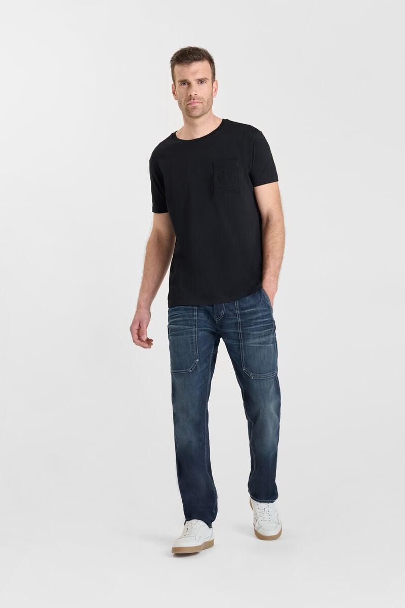 Loose jeans, wide loose fit, length 34 LE TEMPS DES CERISES Blue