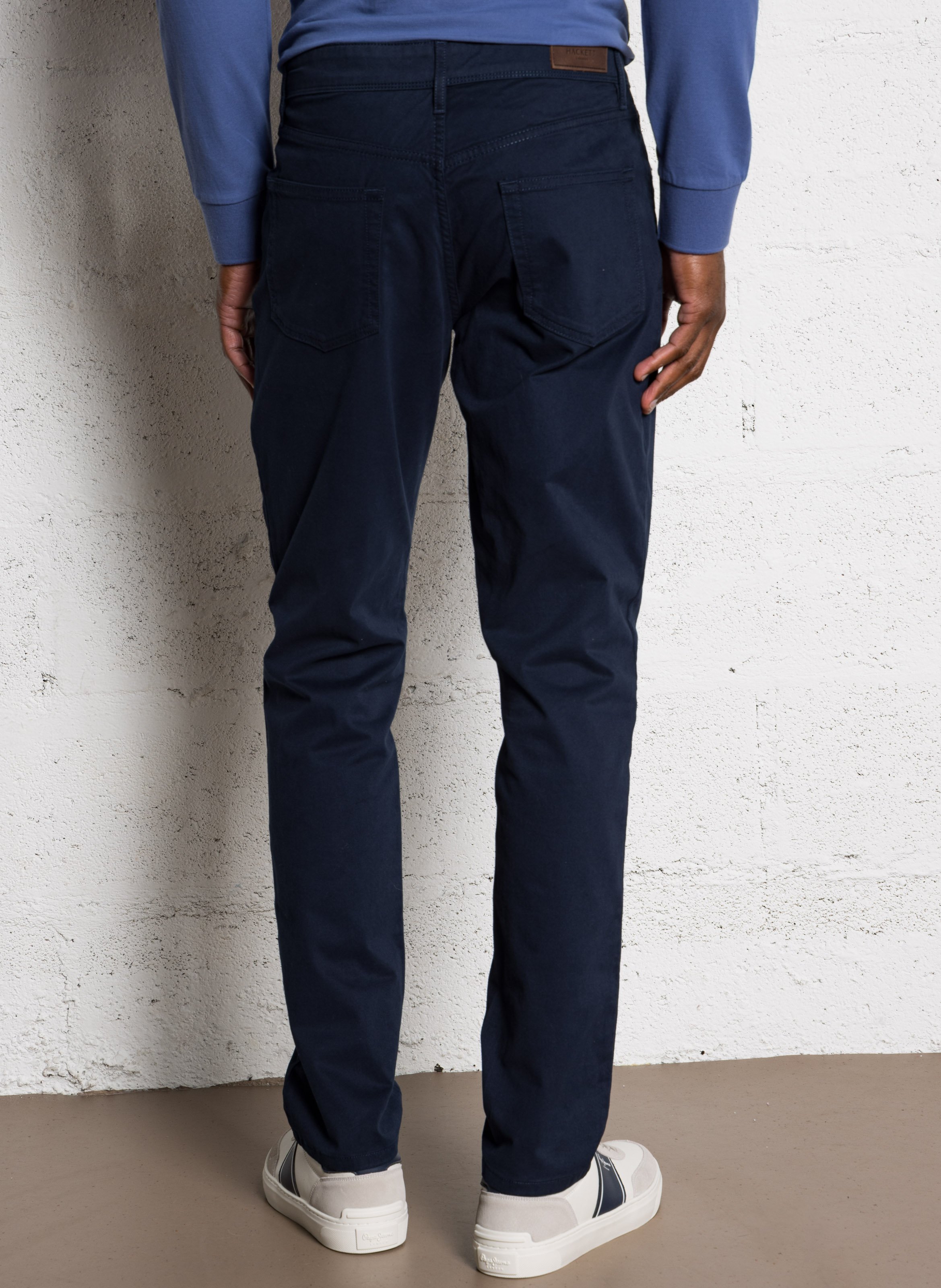 Bucket Hat aus Baumwoll-Mix HACKETT Blau