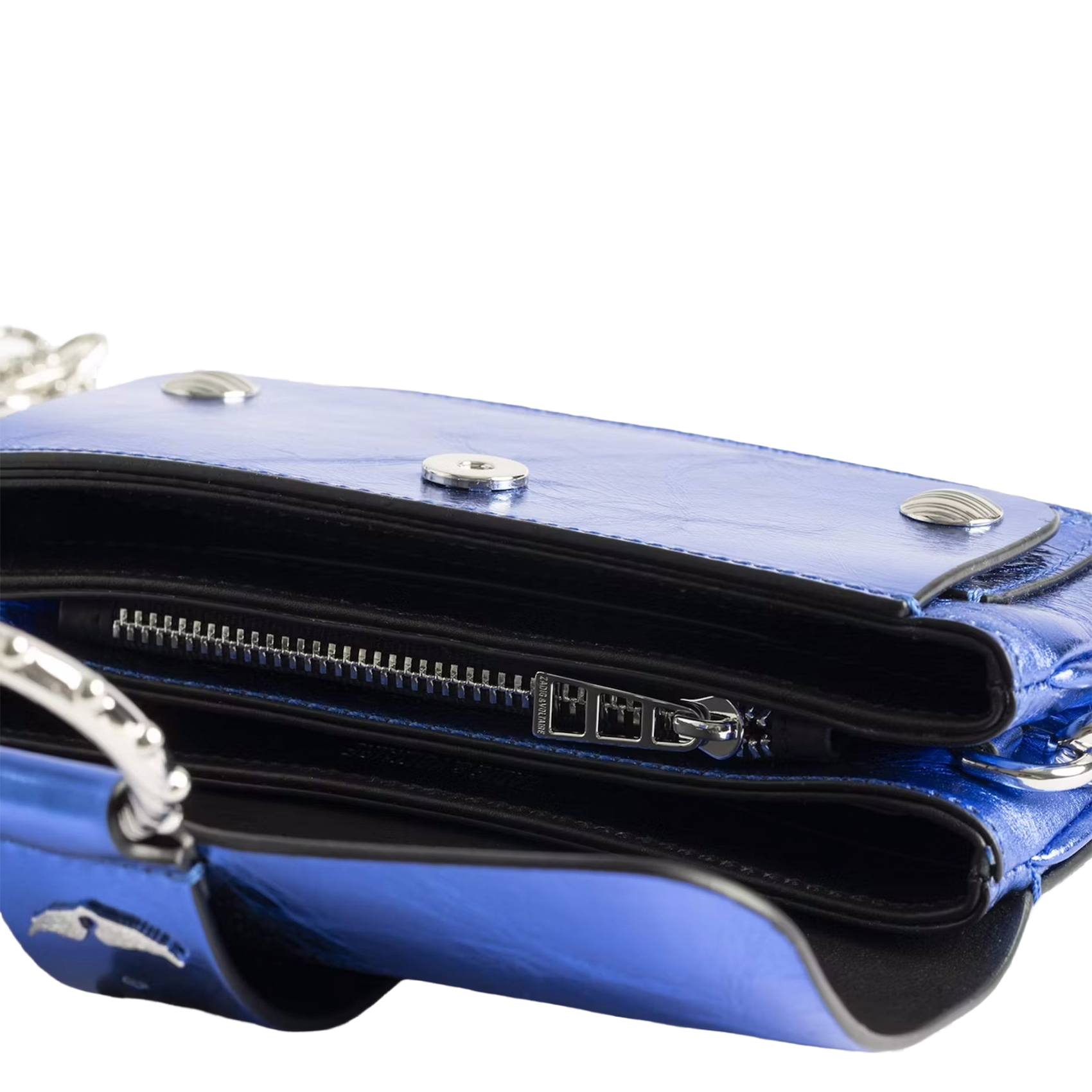 Leather shoulder bag ZADIG&VOLTAIRE Blue