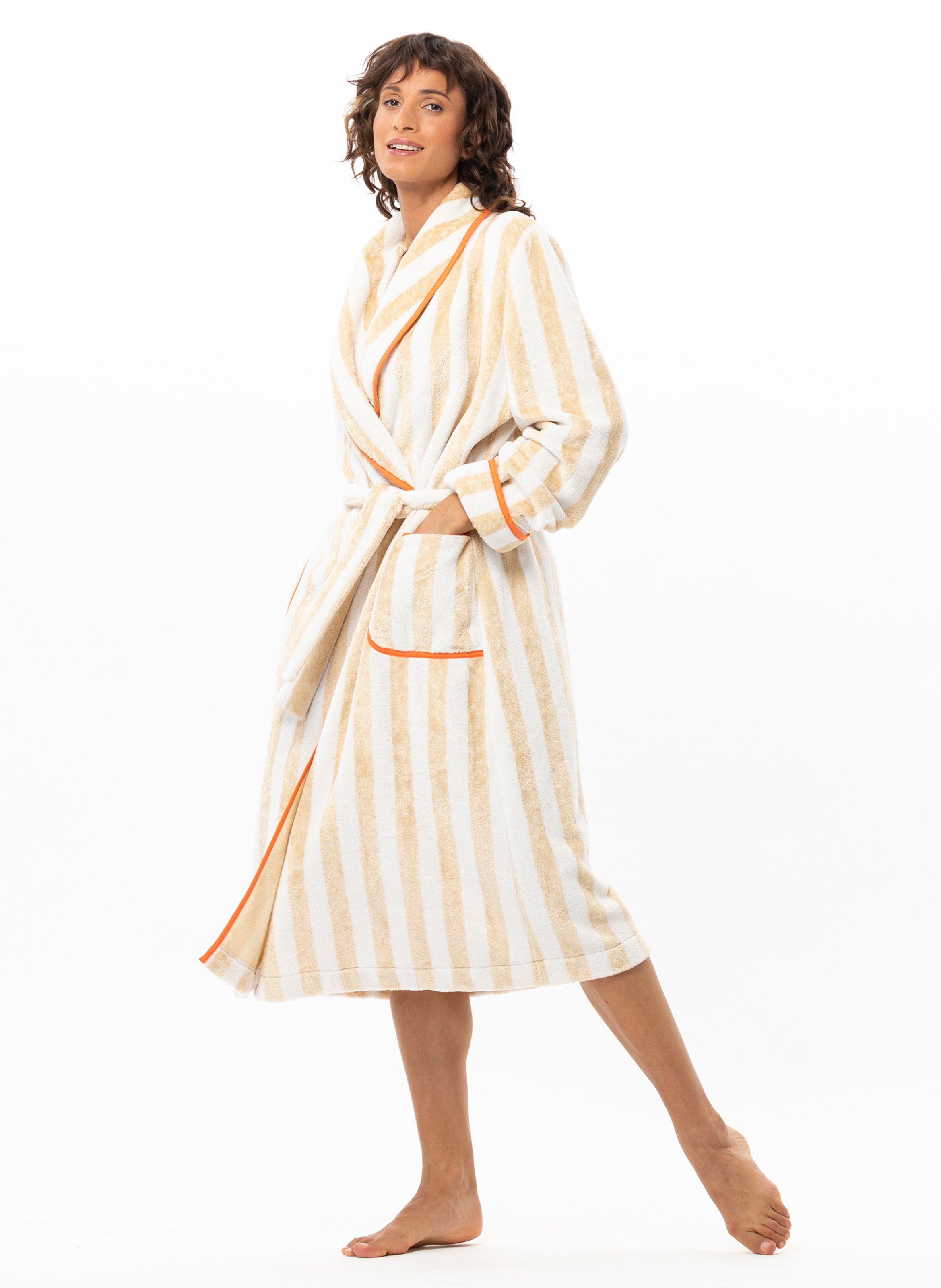 Peignoir en bouclette éponge LE CHAT Multicolored