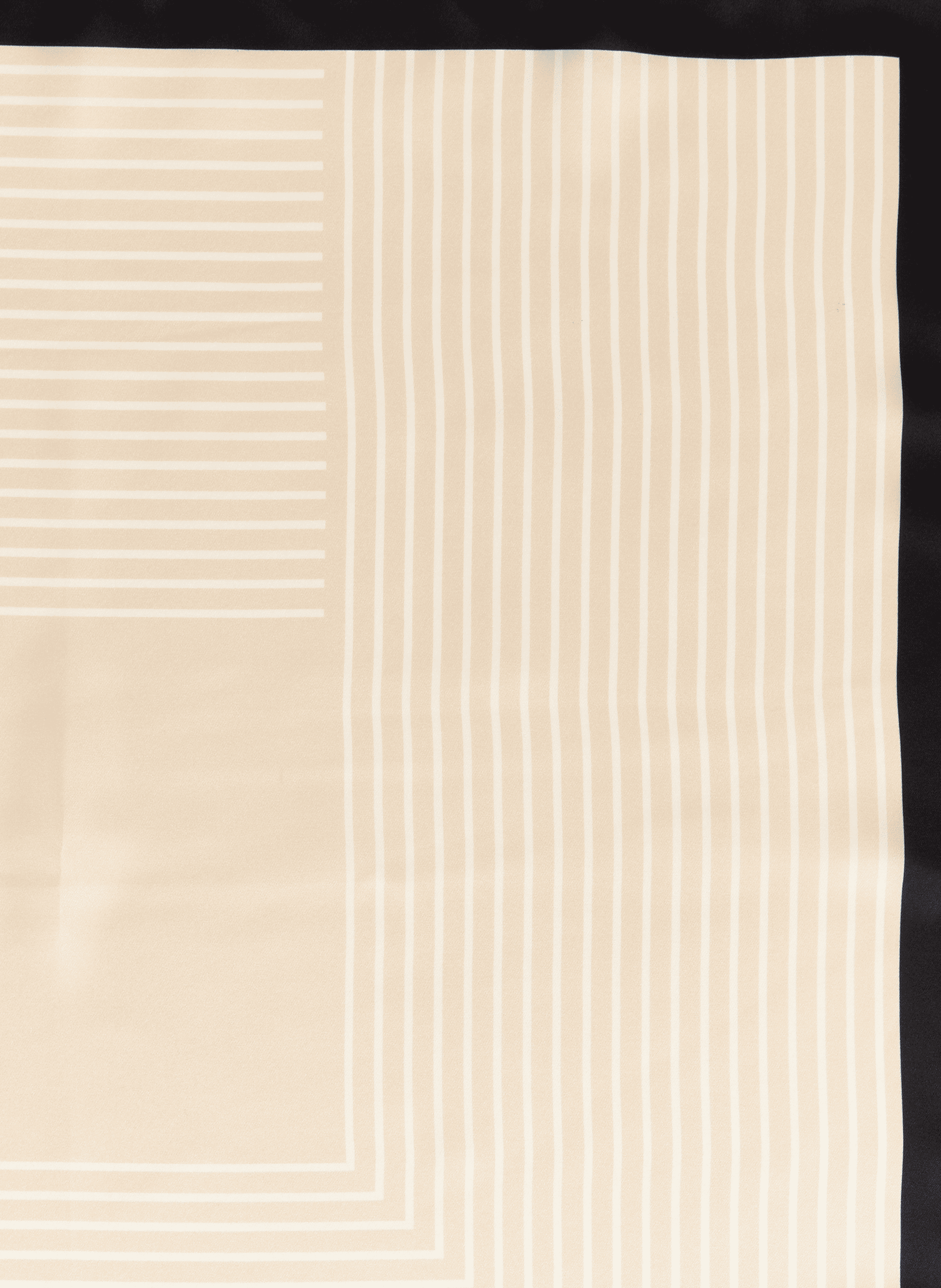 Bedruckter Seidenfoulard SAISON 1865 Beige