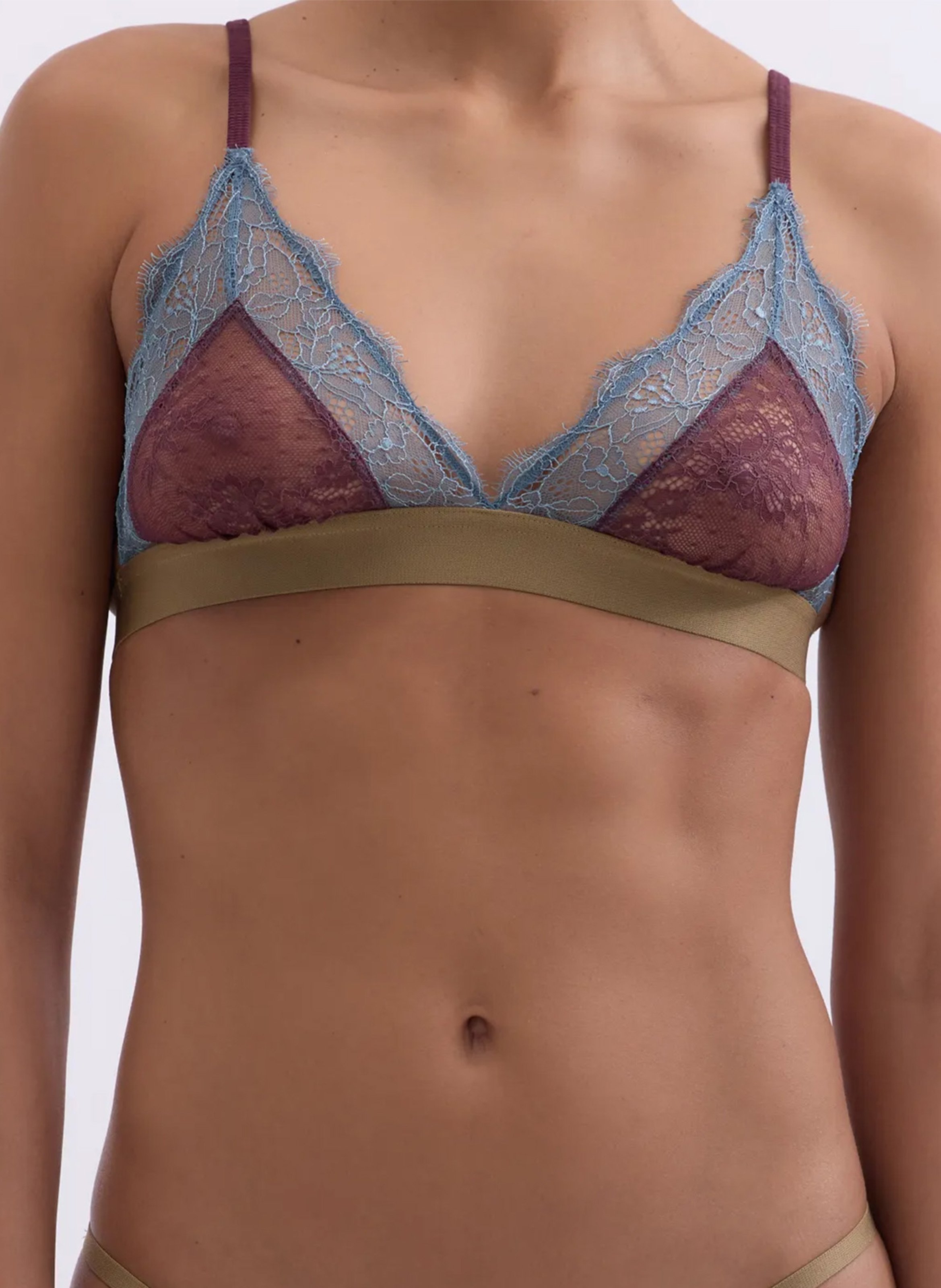 Soutien gorge en dentelle LOVE STORIES Bruin