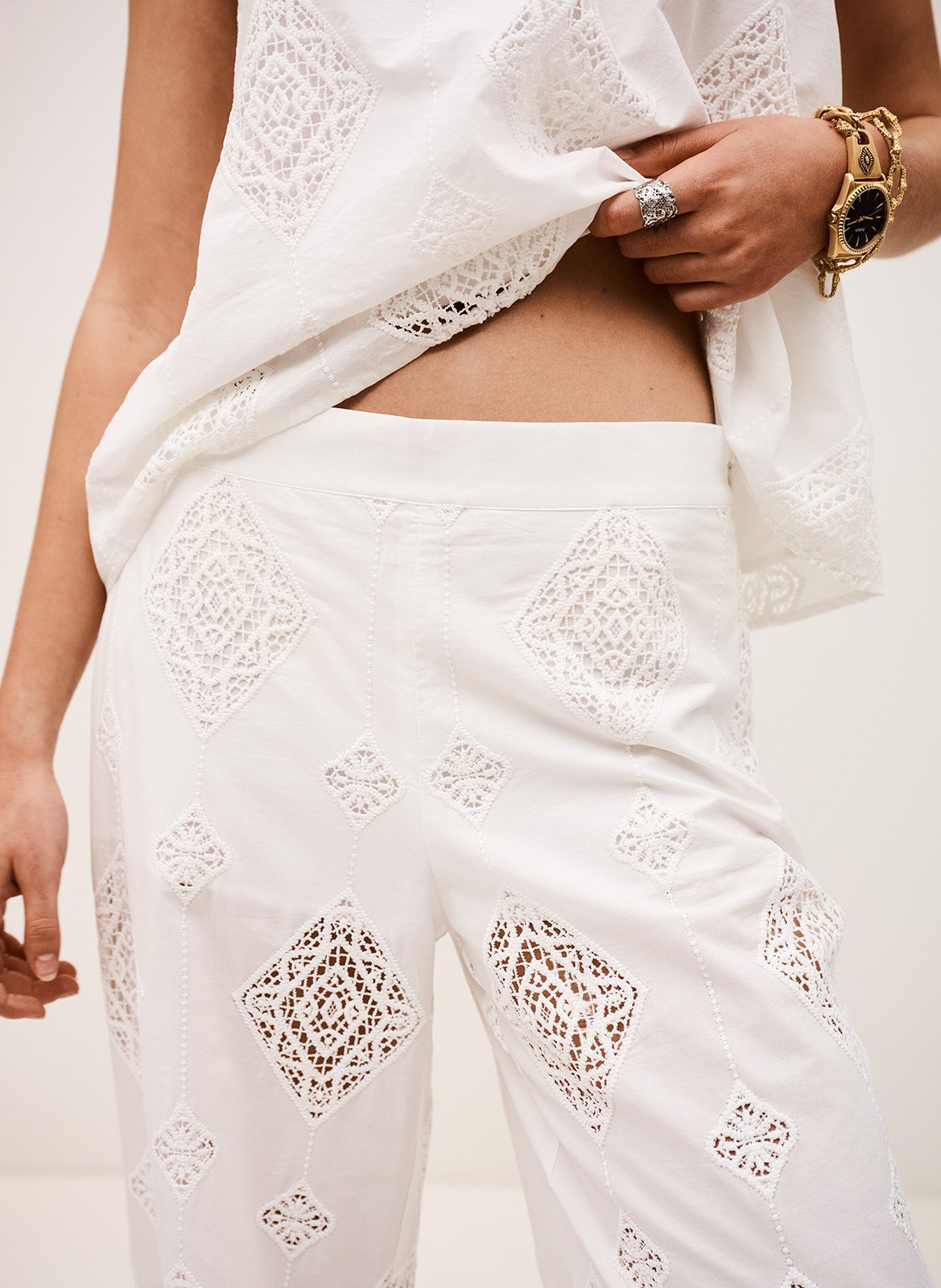 Bobhoedje - katoenblend BA&SH Beige