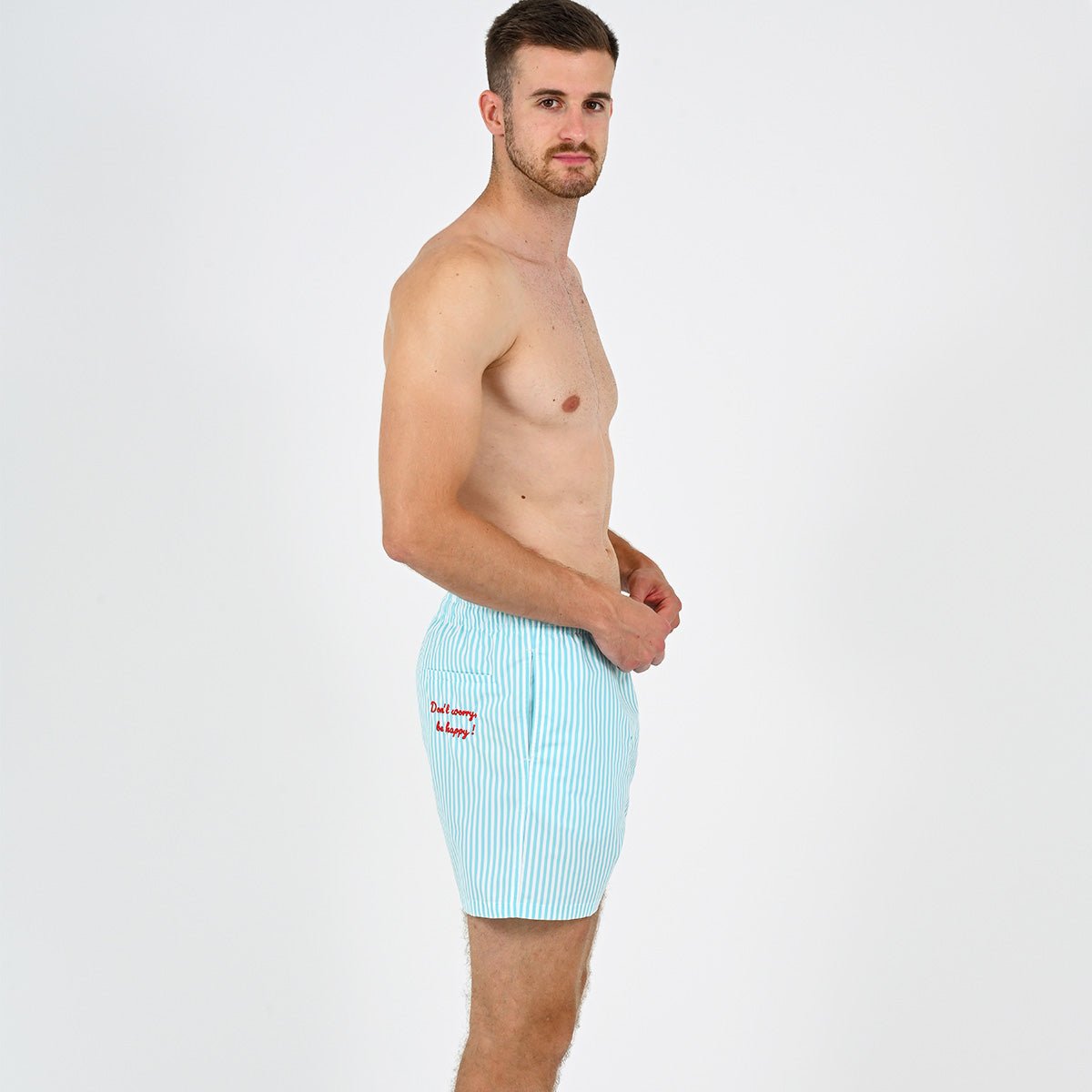 Blue Nautical Swim Shorts VENDREDI SWIMWEAR Blue