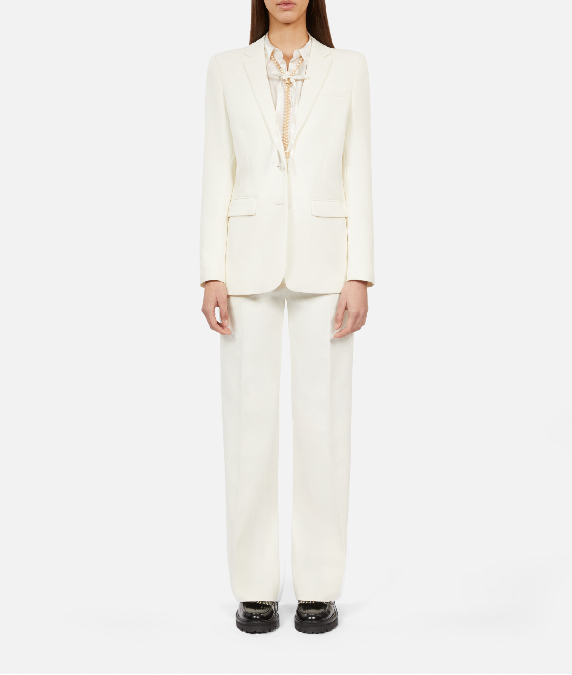 Veste de tailleur droit THE KOOPLES Blanc