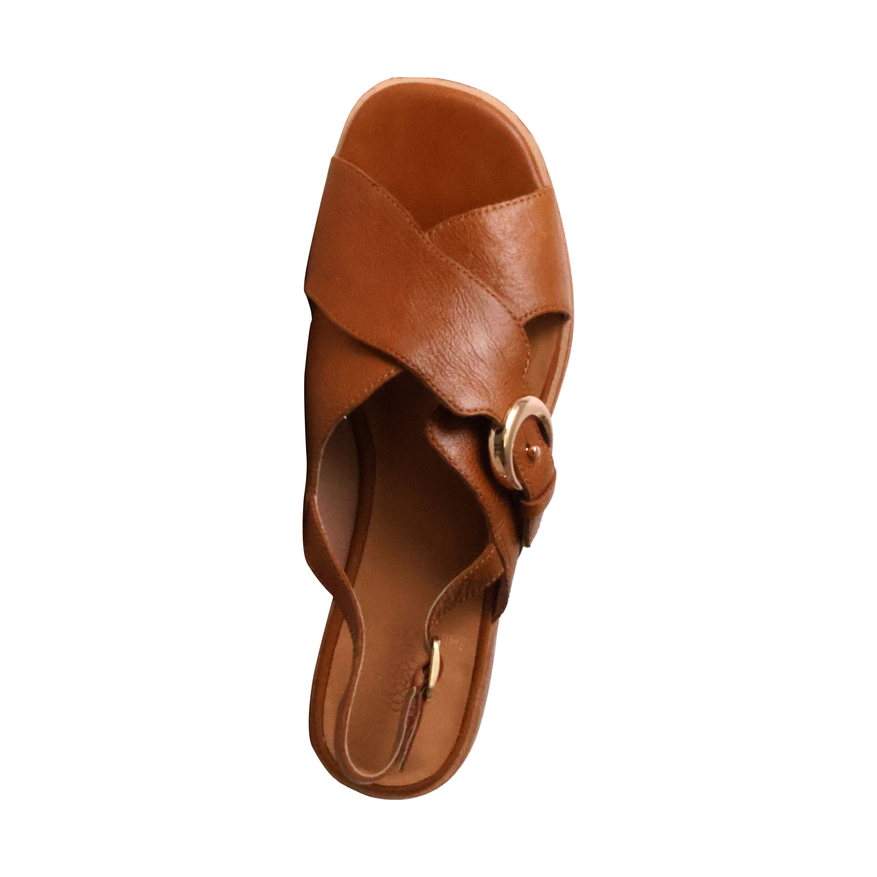 Leather sandals aimee EMILIE KARSTON Brown
