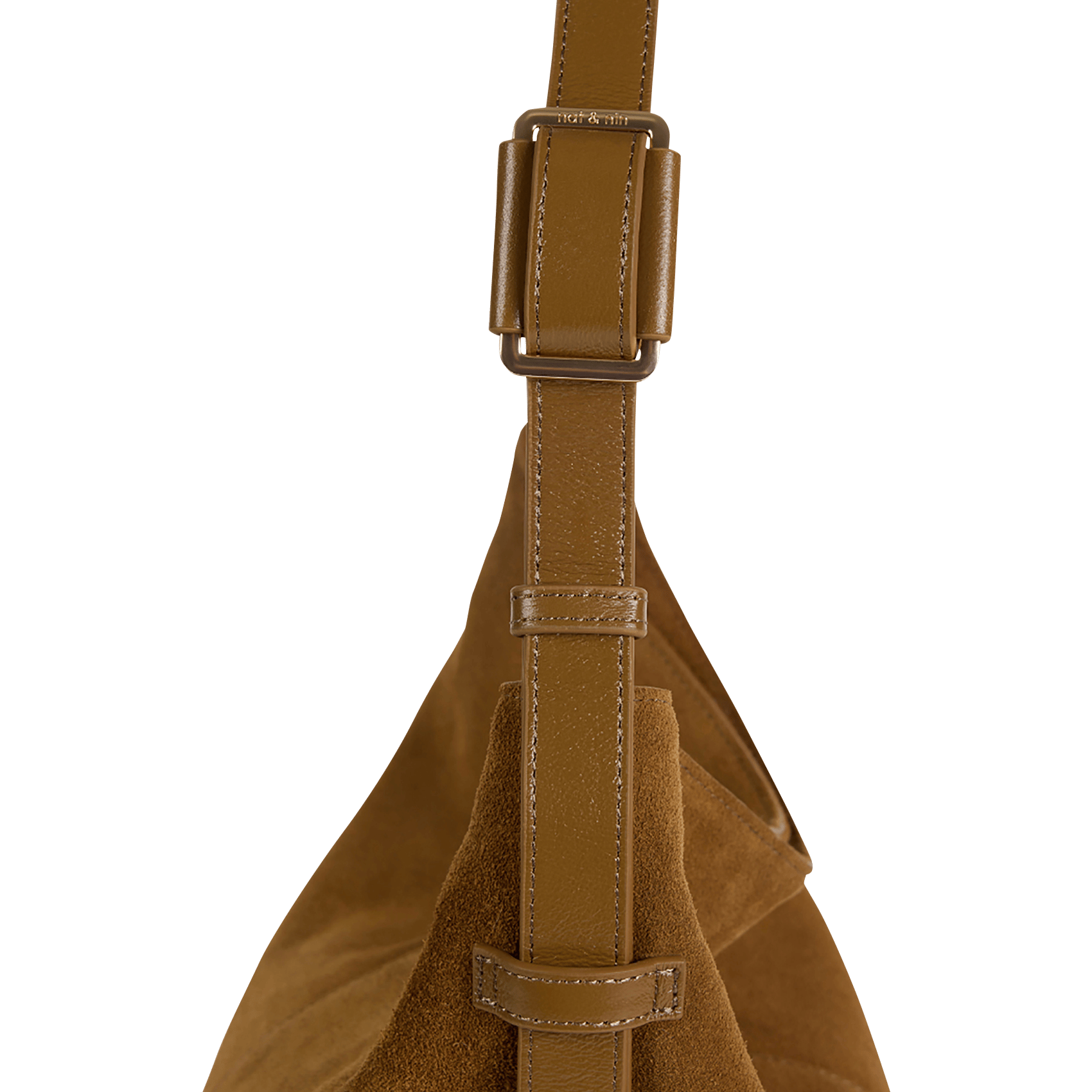 Sac seau en cuir NAT & NIN Marron