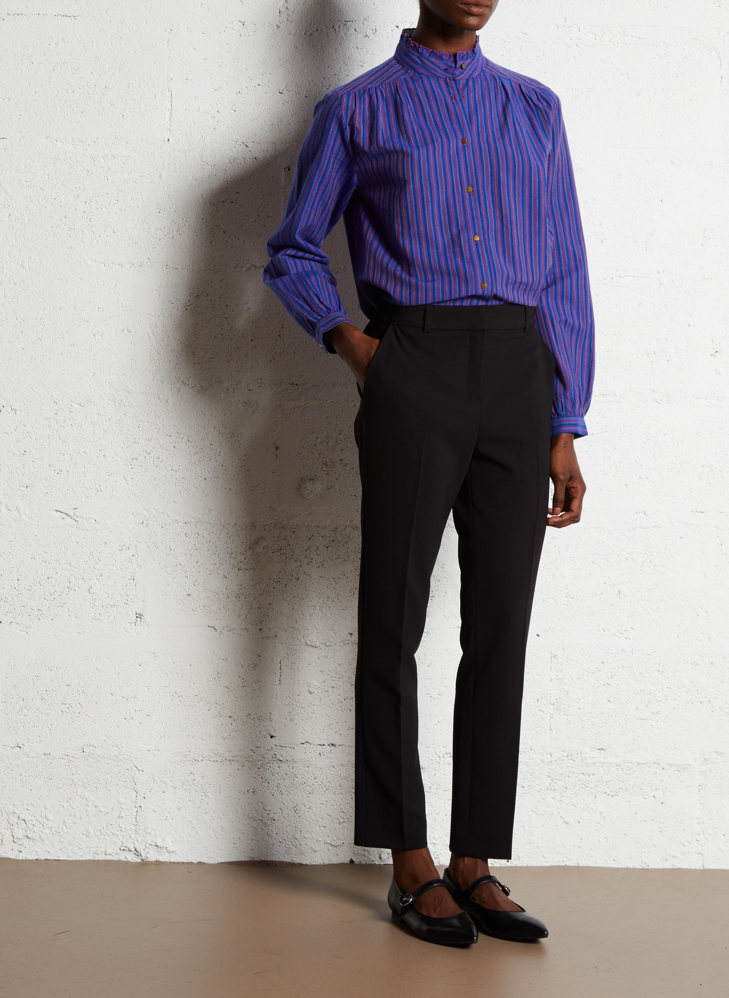 Pantalon droit MAISON 123 Noir