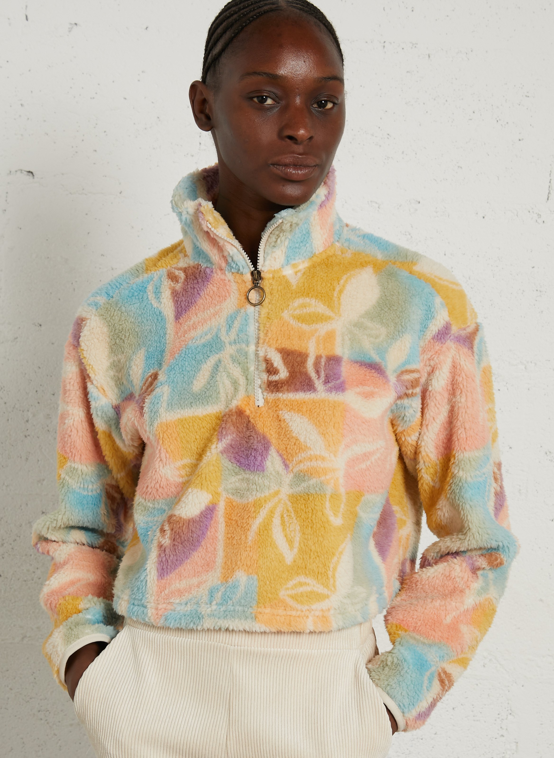 Polaire imprimée en sherpa douce BILLABONG