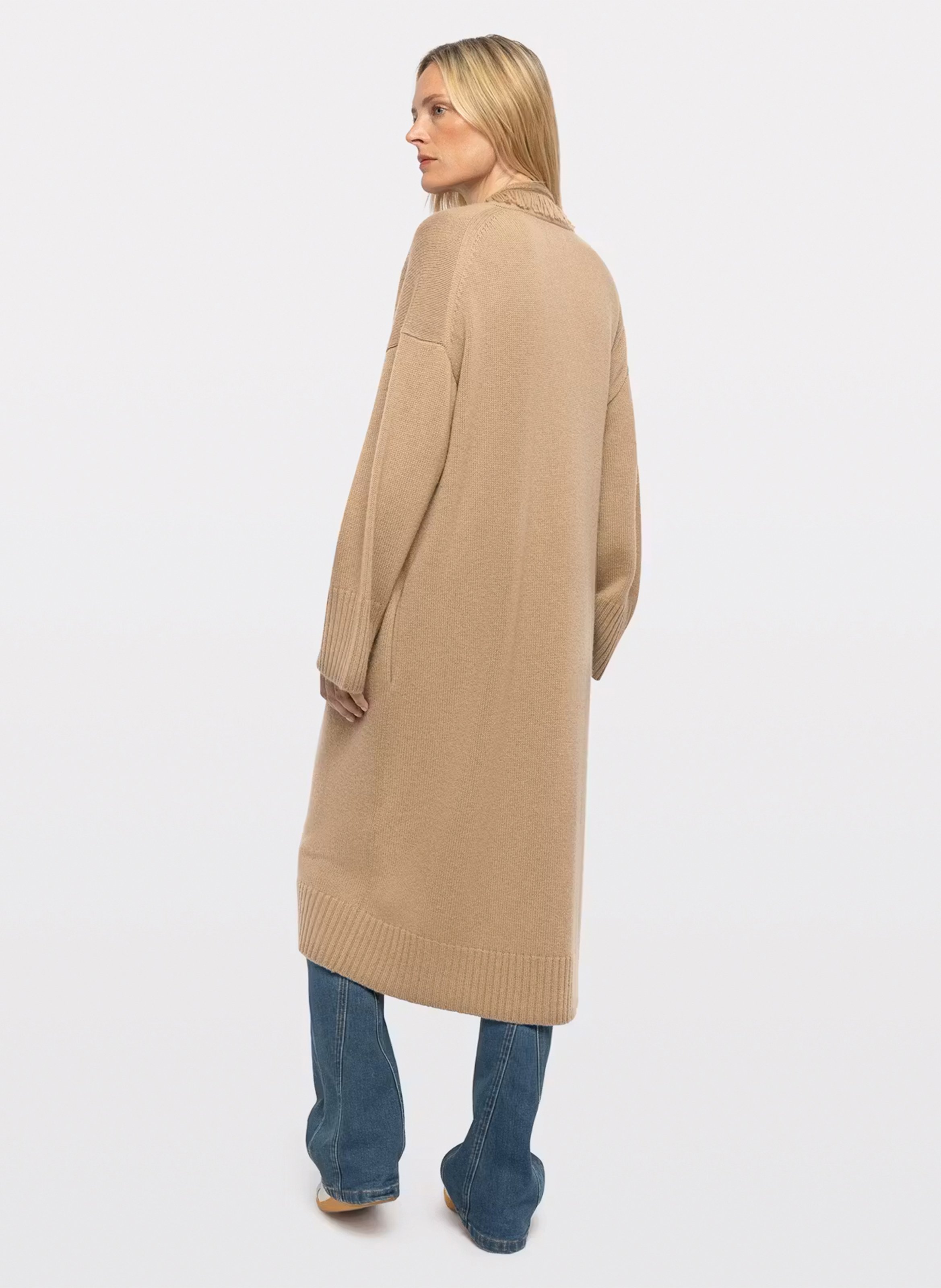 Lange jas van wol en kasjmier ZADIG&VOLTAIRE Beige