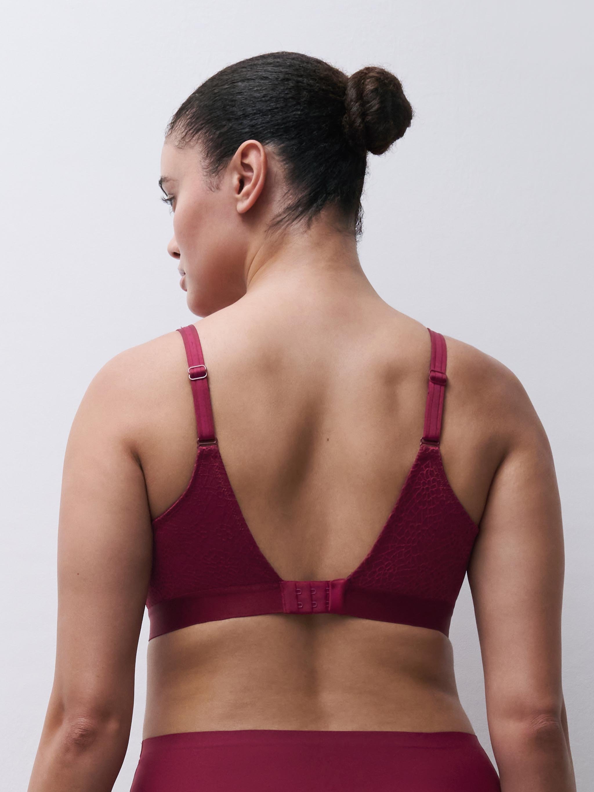 Non-wired support bra CHANTELLE Red
