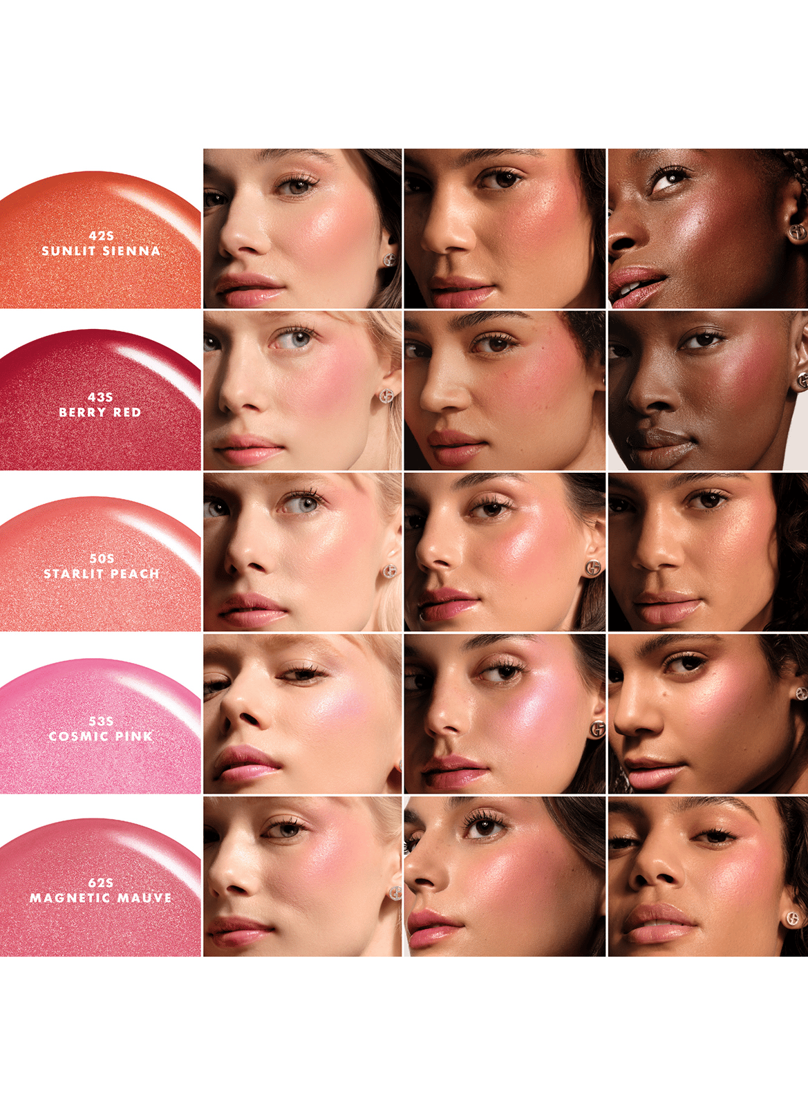 Luminous Silk Blush Liquide Nacré ARMANI Magnetic mauvey