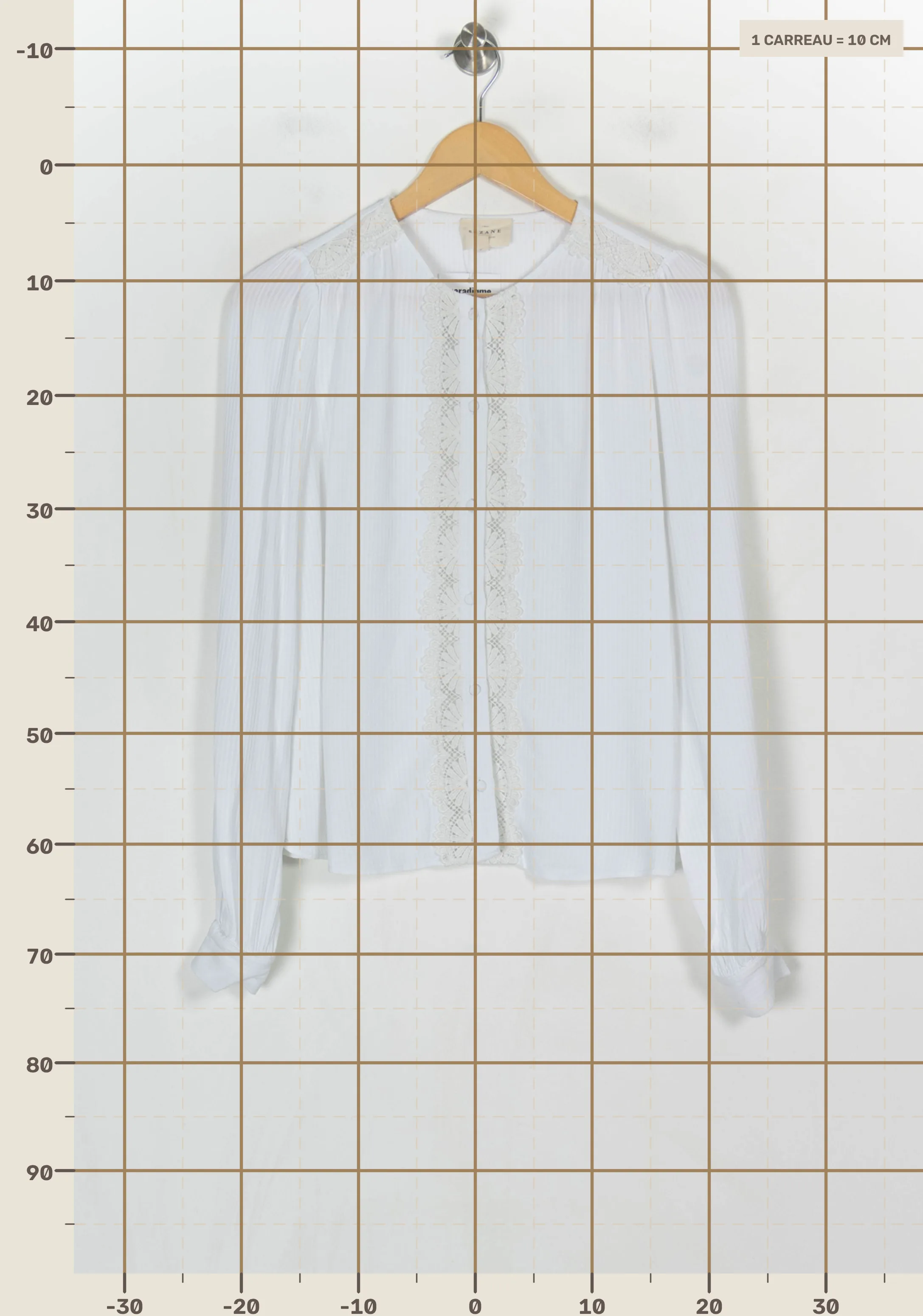 Blouse SEZANE - Seconde main Blanc