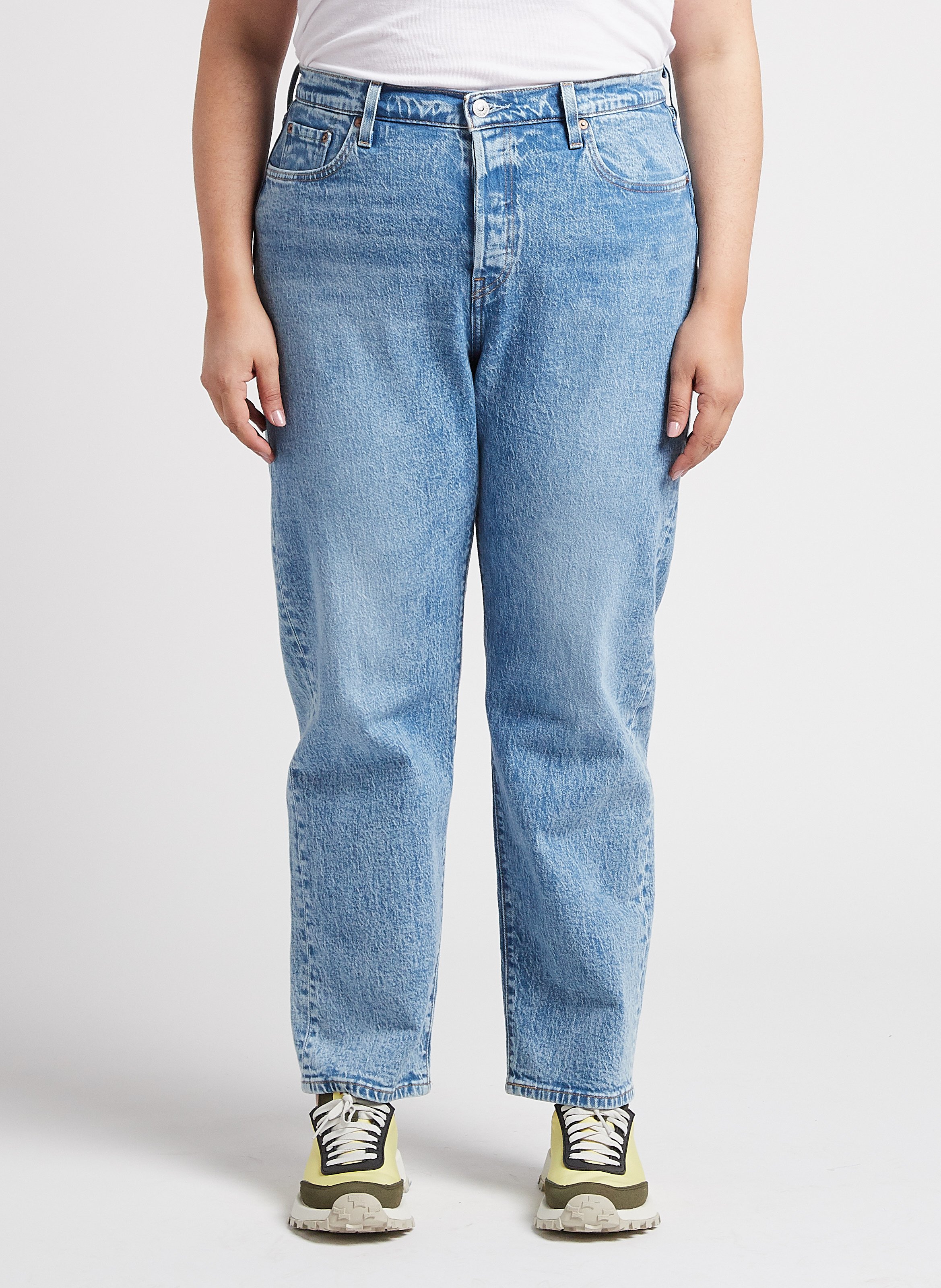 Straight Cut Stone Washed Jeans aus Baumwoll-Mix LEVI'S Bleached Jeans