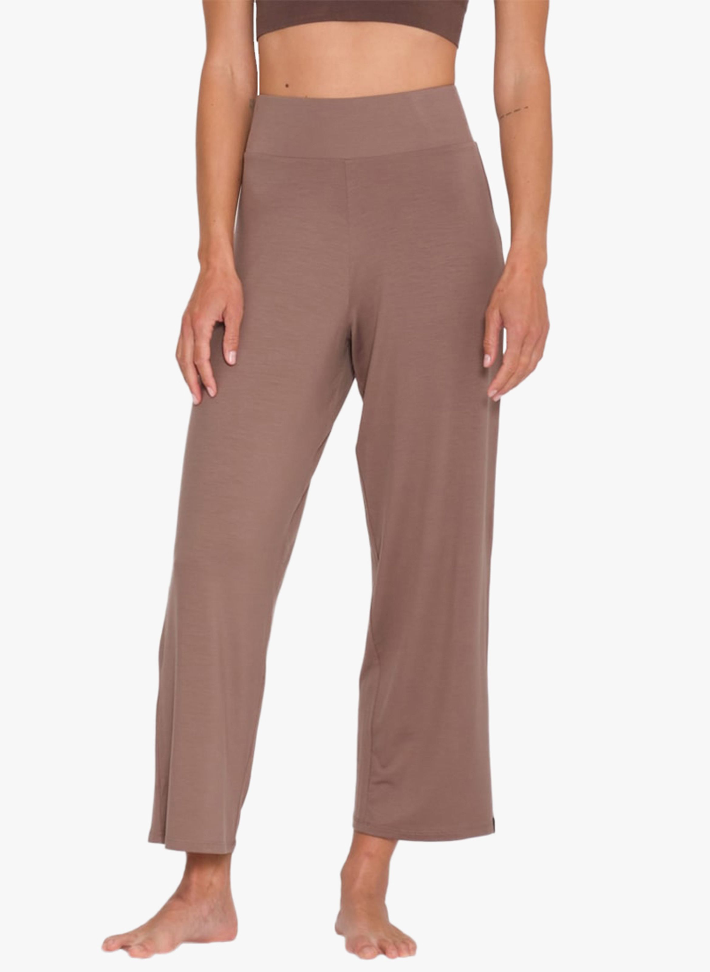 Pantalon fluide droit Beige