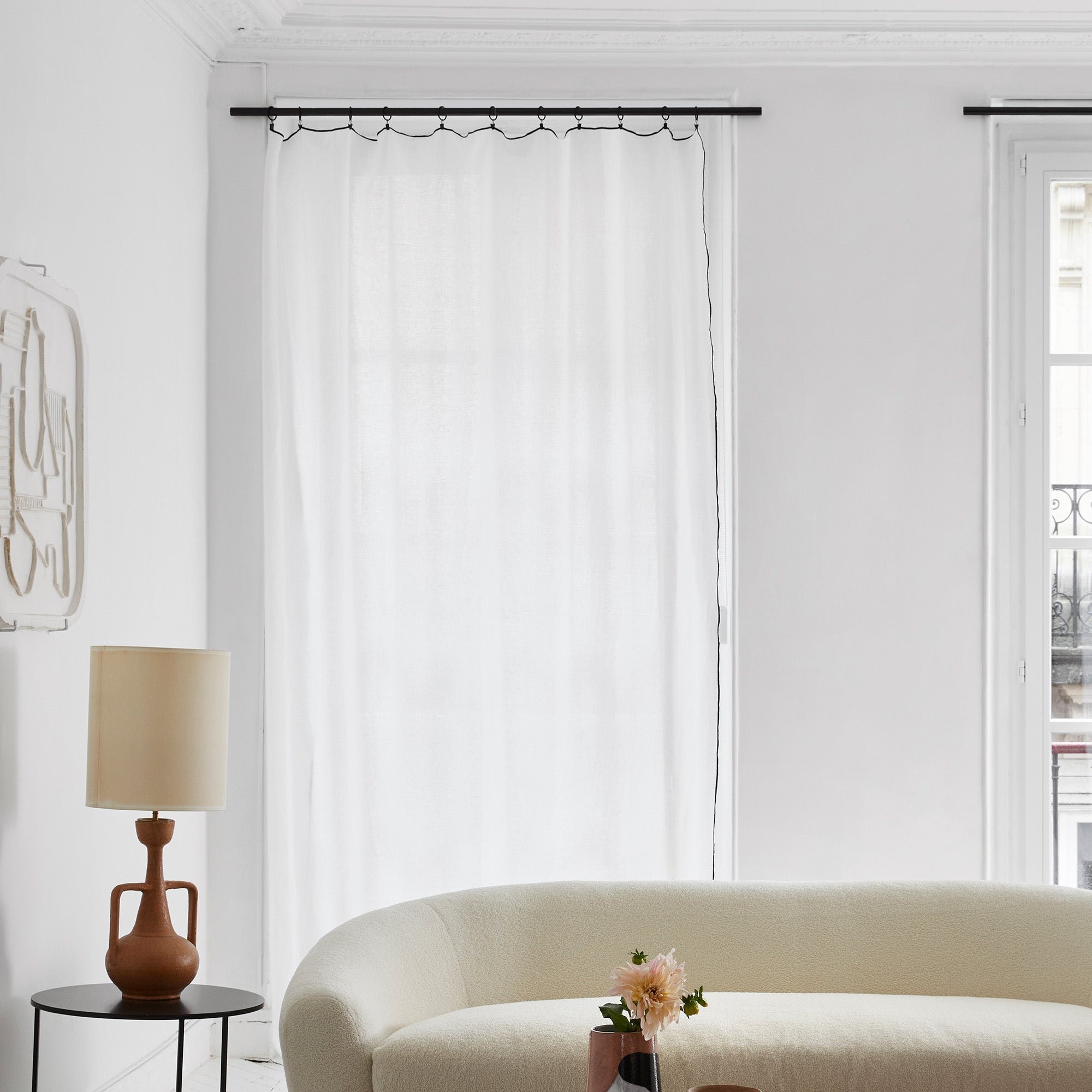 Panel curtain MADURA White