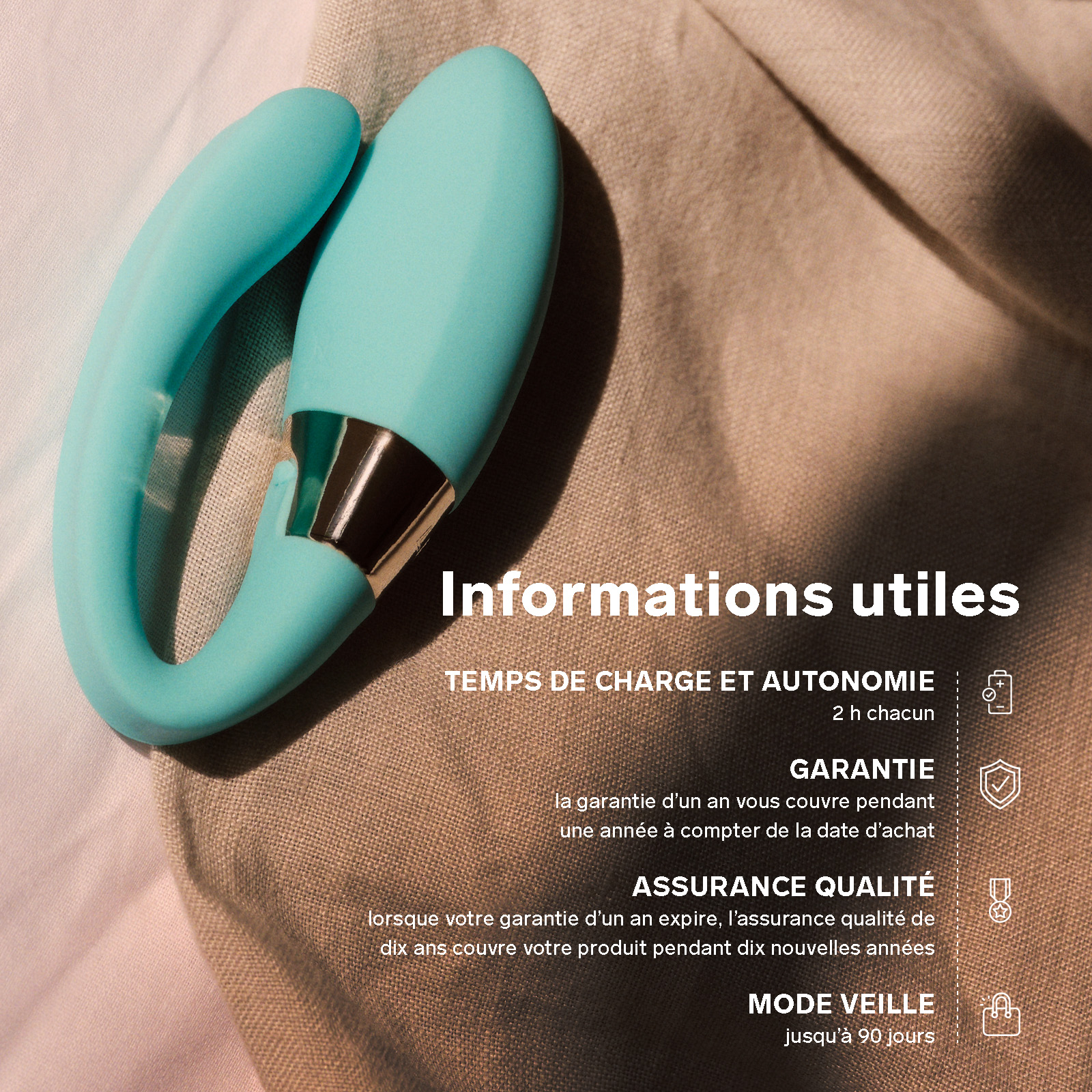 Sextoys femme pour couple connecté à une application LELO Bleu