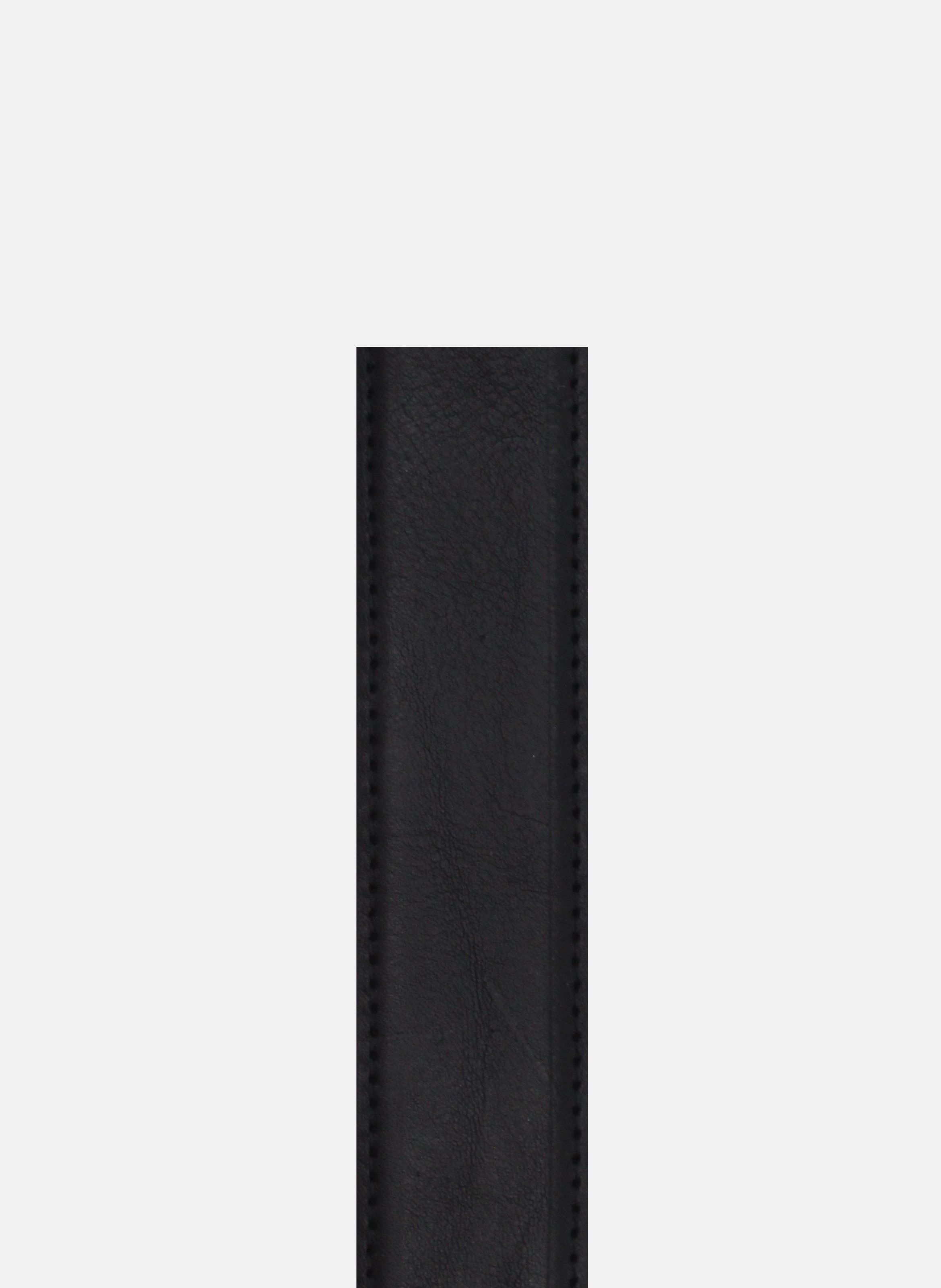 Classic smooth leather belt JULES & JENN Black