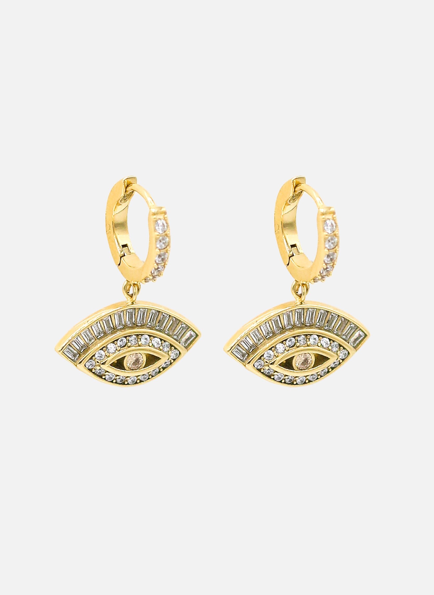 Mini Horus hoop earrings AEC Paris Yellow