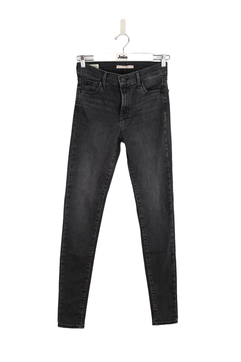 Cotton skinny jeans LEVI'S - Seconde main Black