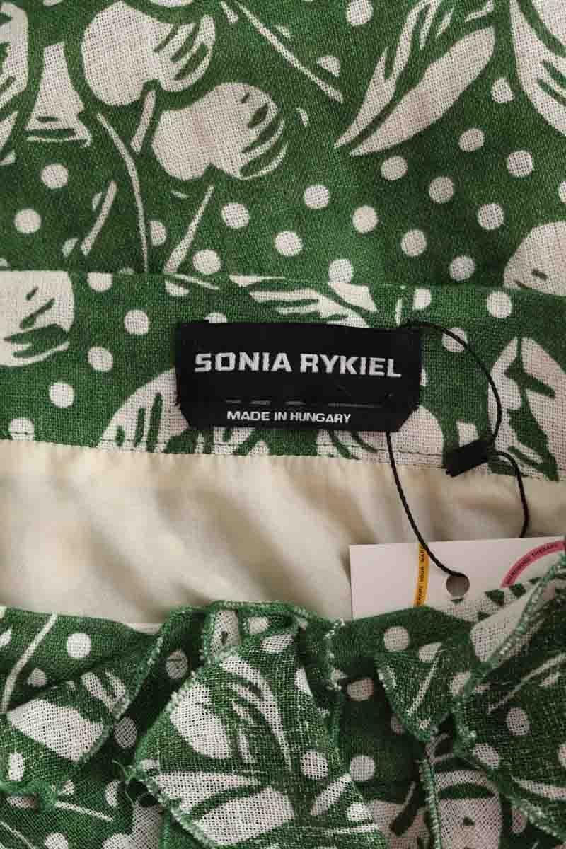 Linen skirt SONIA RYKIEL - Seconde Main Green