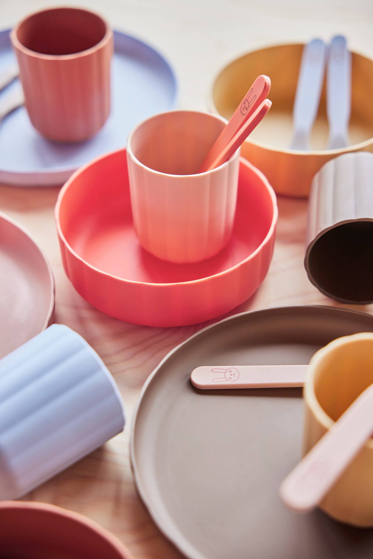 Children's cutlery OYOY LIVING DESIGN Red