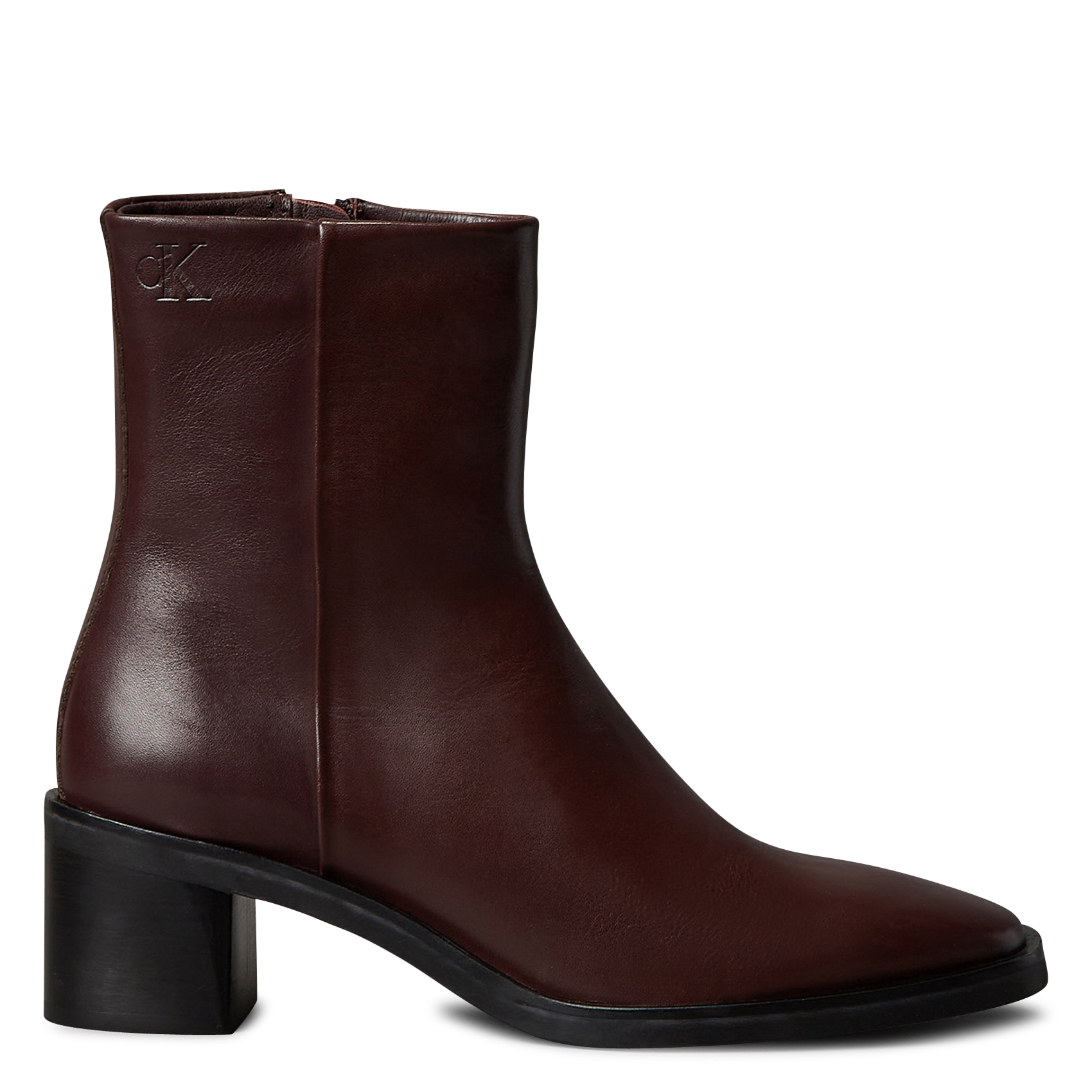 Bottines en cuir CALVIN KLEIN Violet