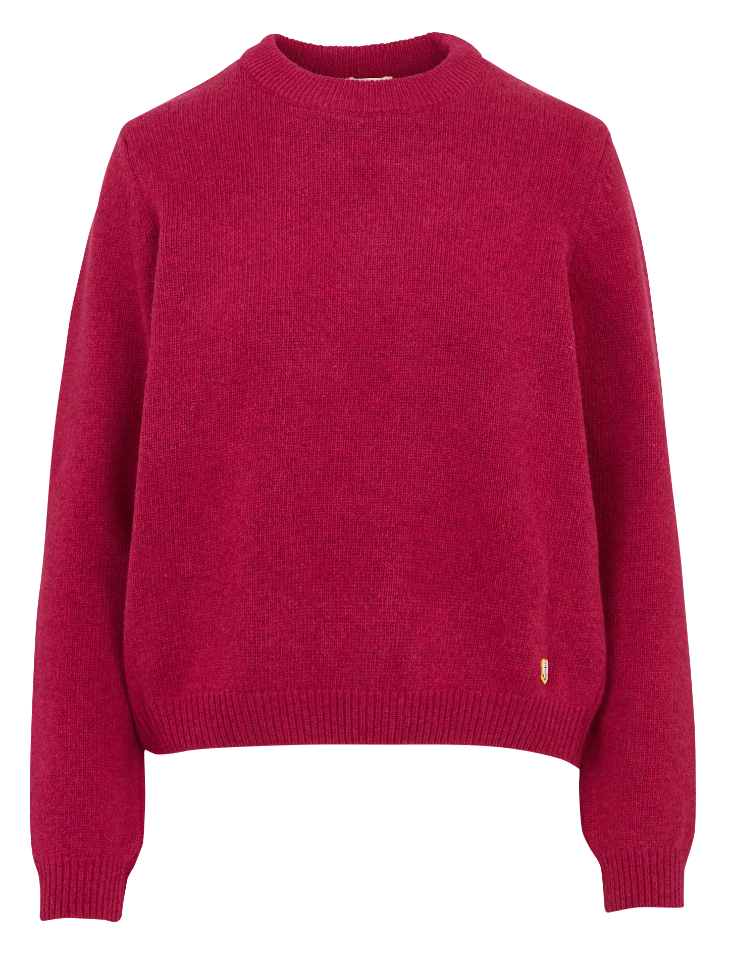 Pull droite col rond en laine mélangée ARMOR LUX Rouge