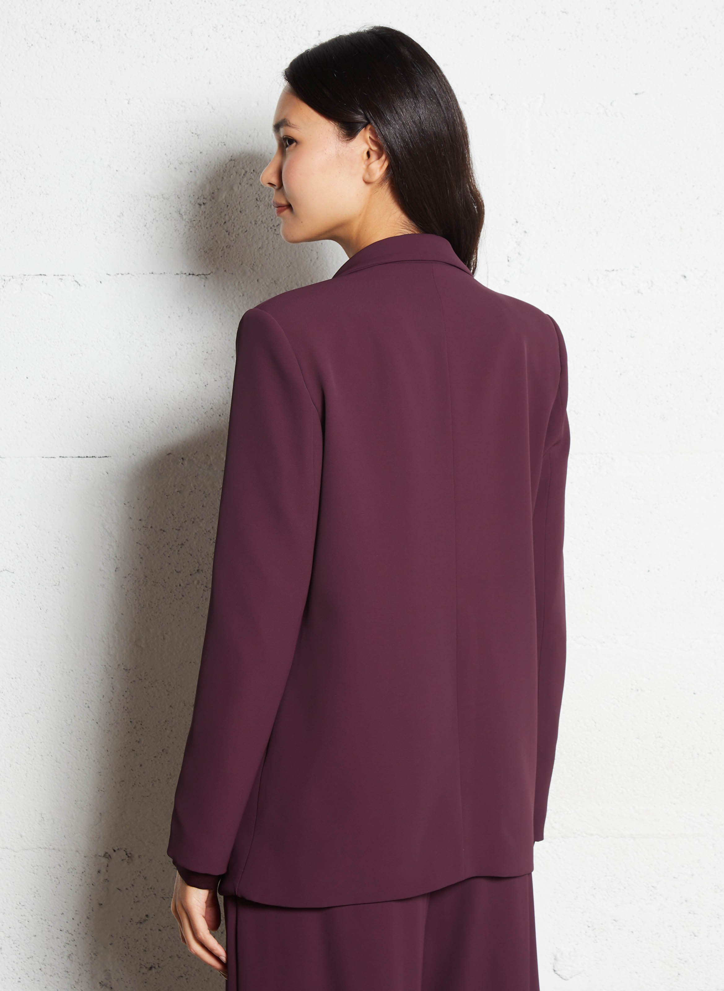 Straight tailored collar jacket IMPERIAL Purple