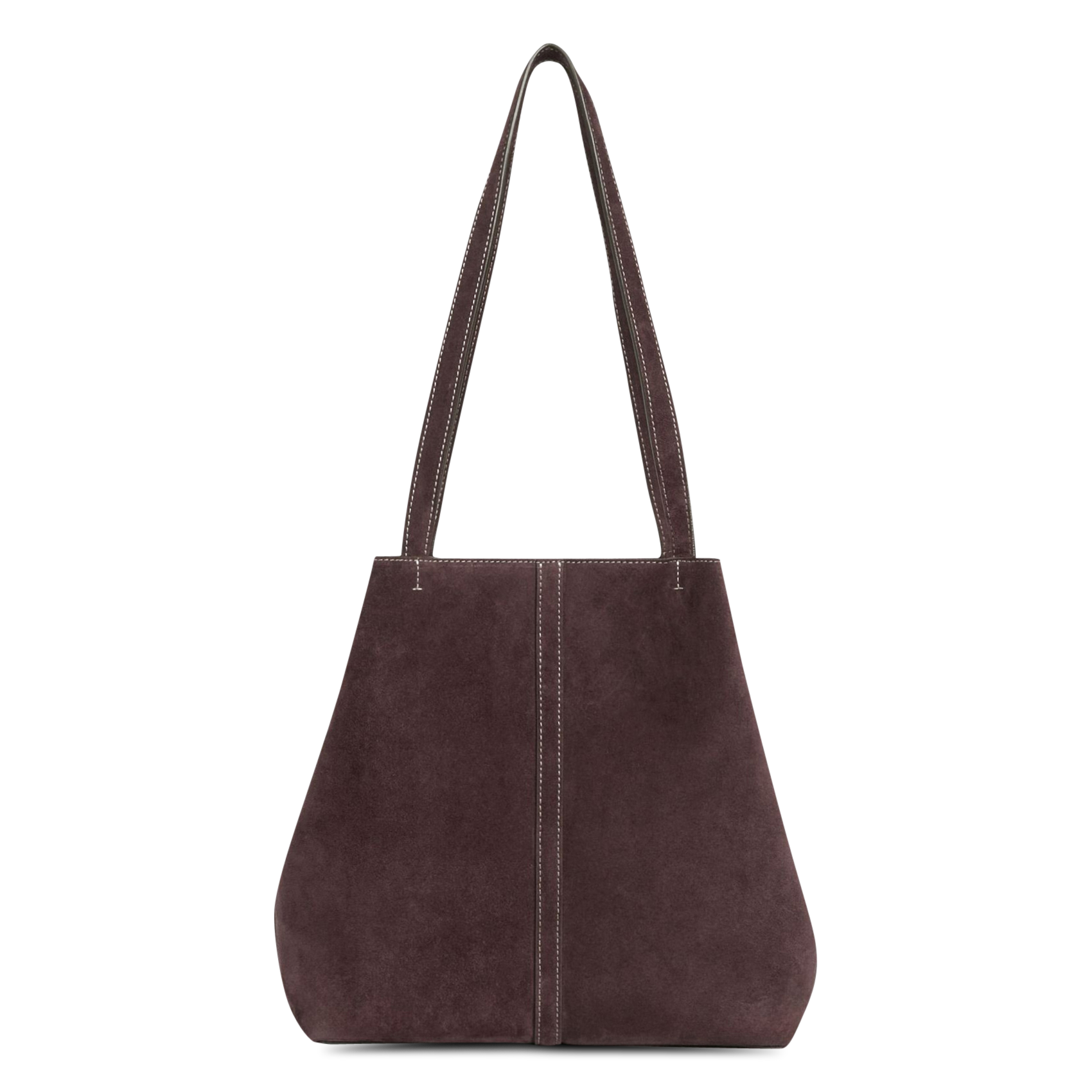 Suede tote bag VANESSA BRUNO Grey