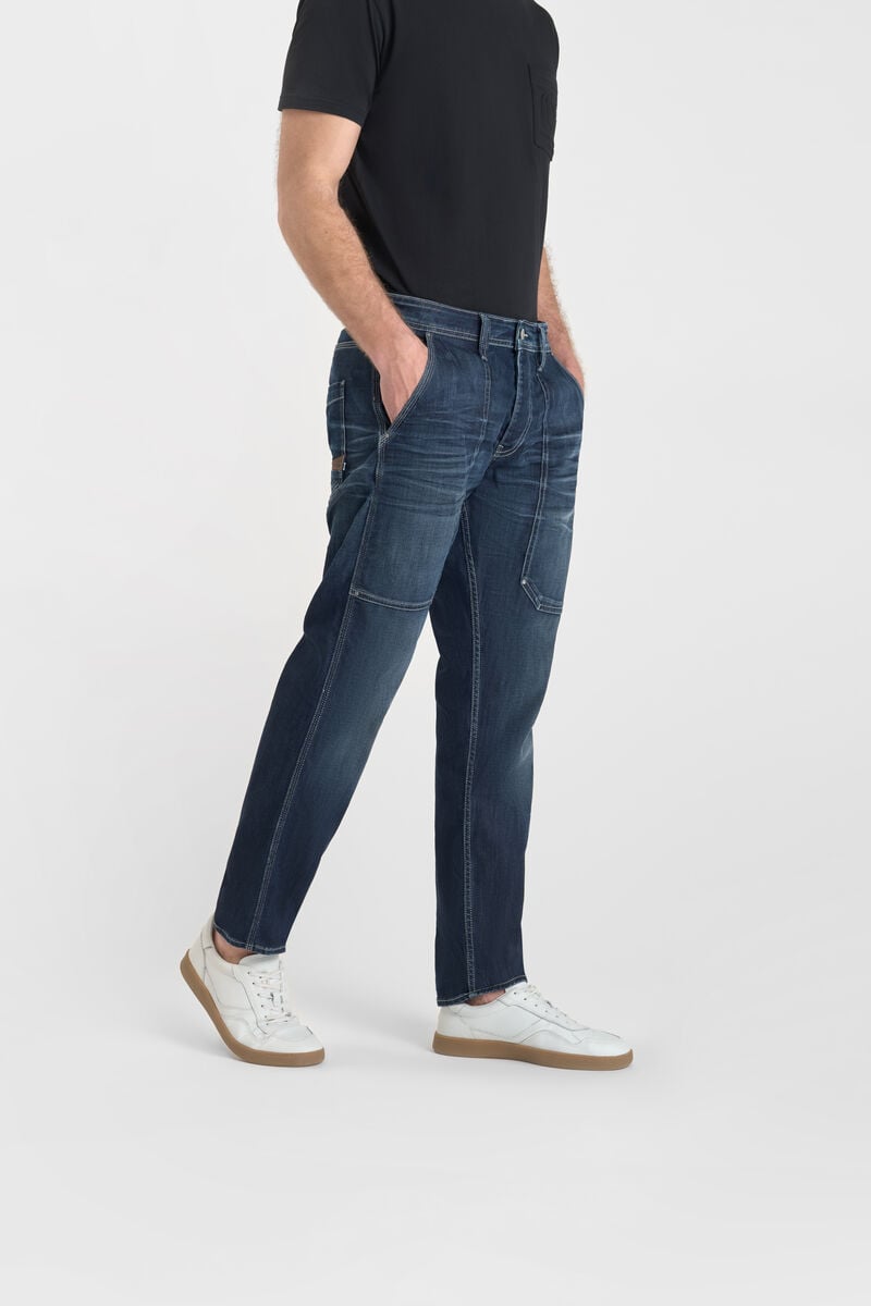 Loose jeans, wide loose fit, length 34 LE TEMPS DES CERISES Blue